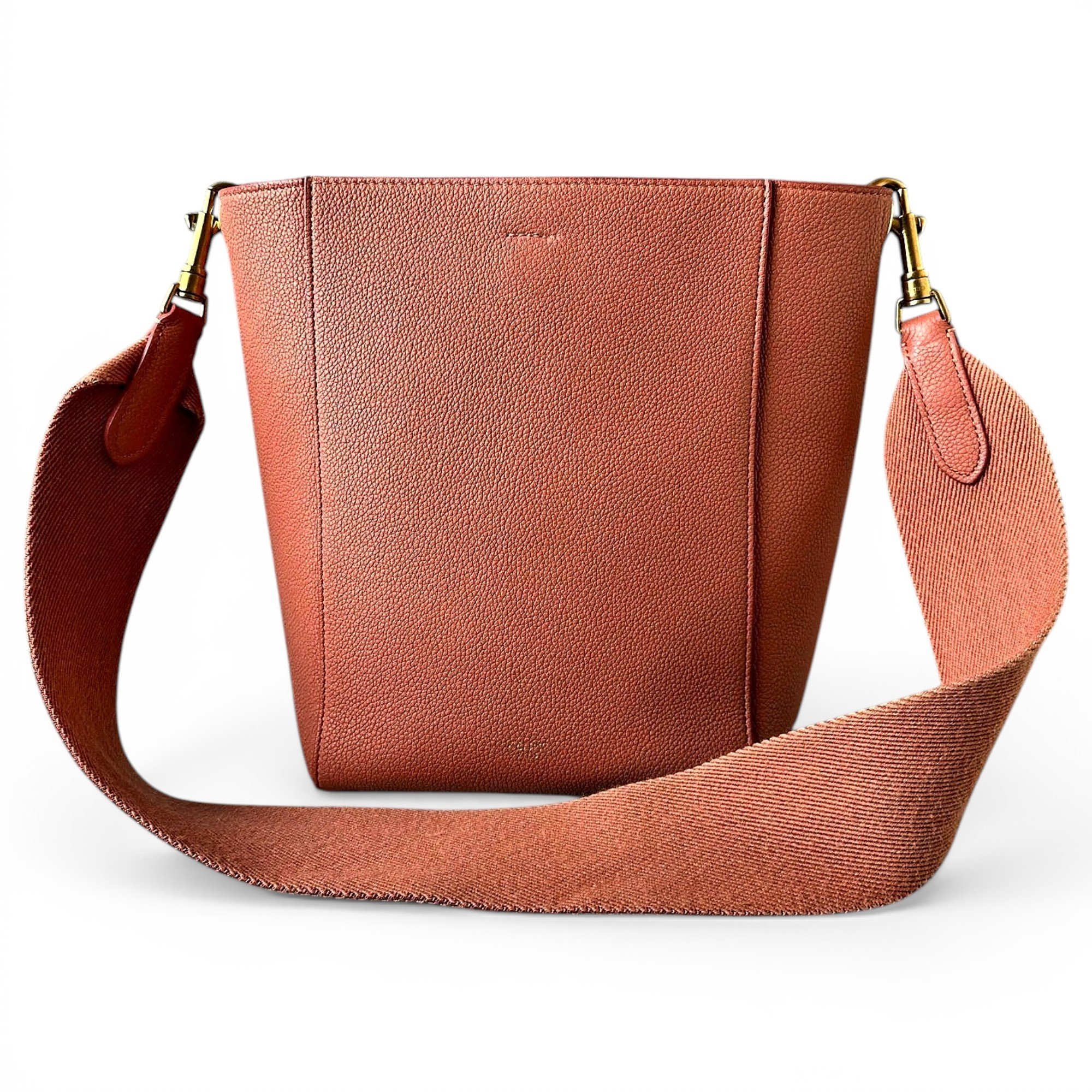 Seau Sangle leather handbag
