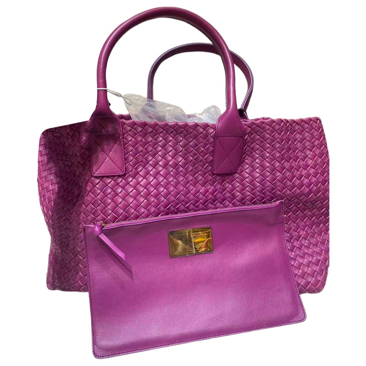 Maxi Cabat 30 leather tote