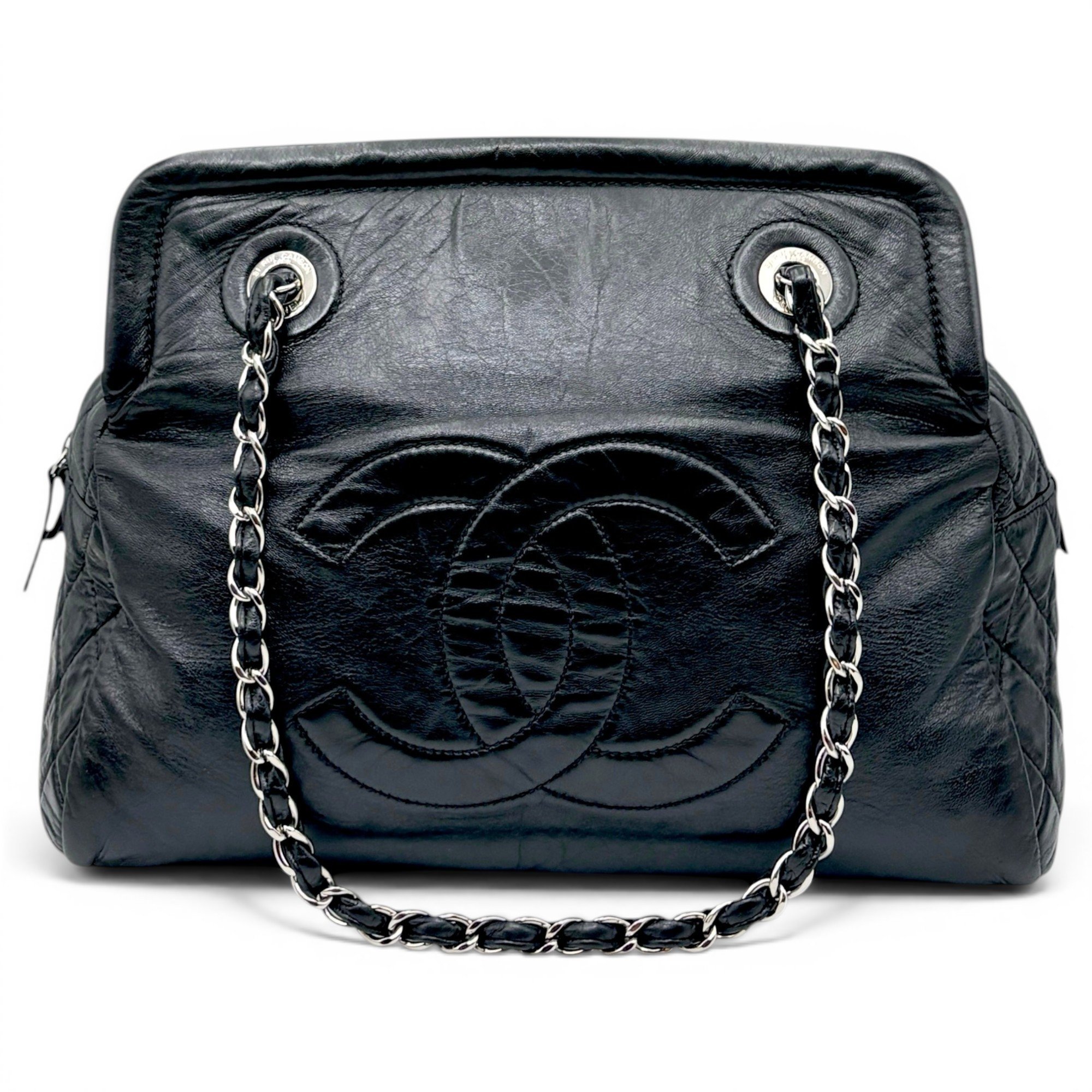 Leather handbag
