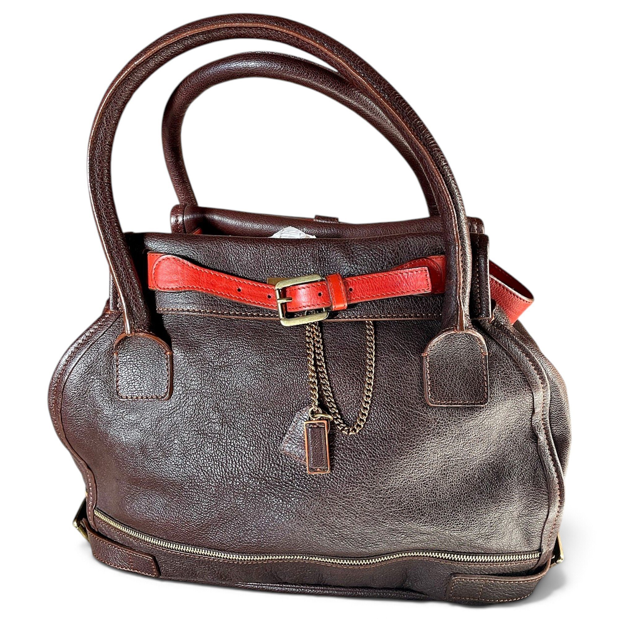 Paddington, Zip leather handbag