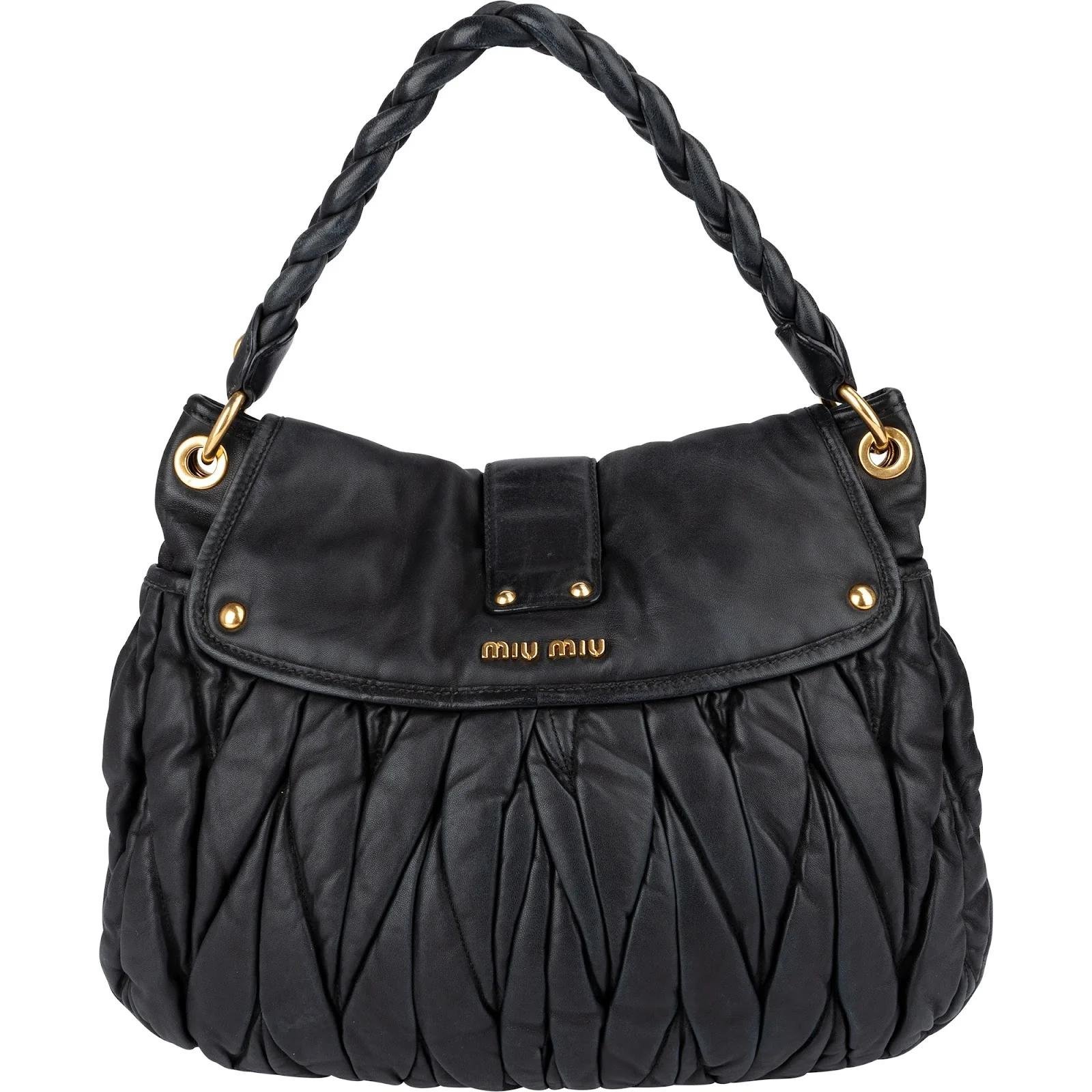 Coffer leather handbag