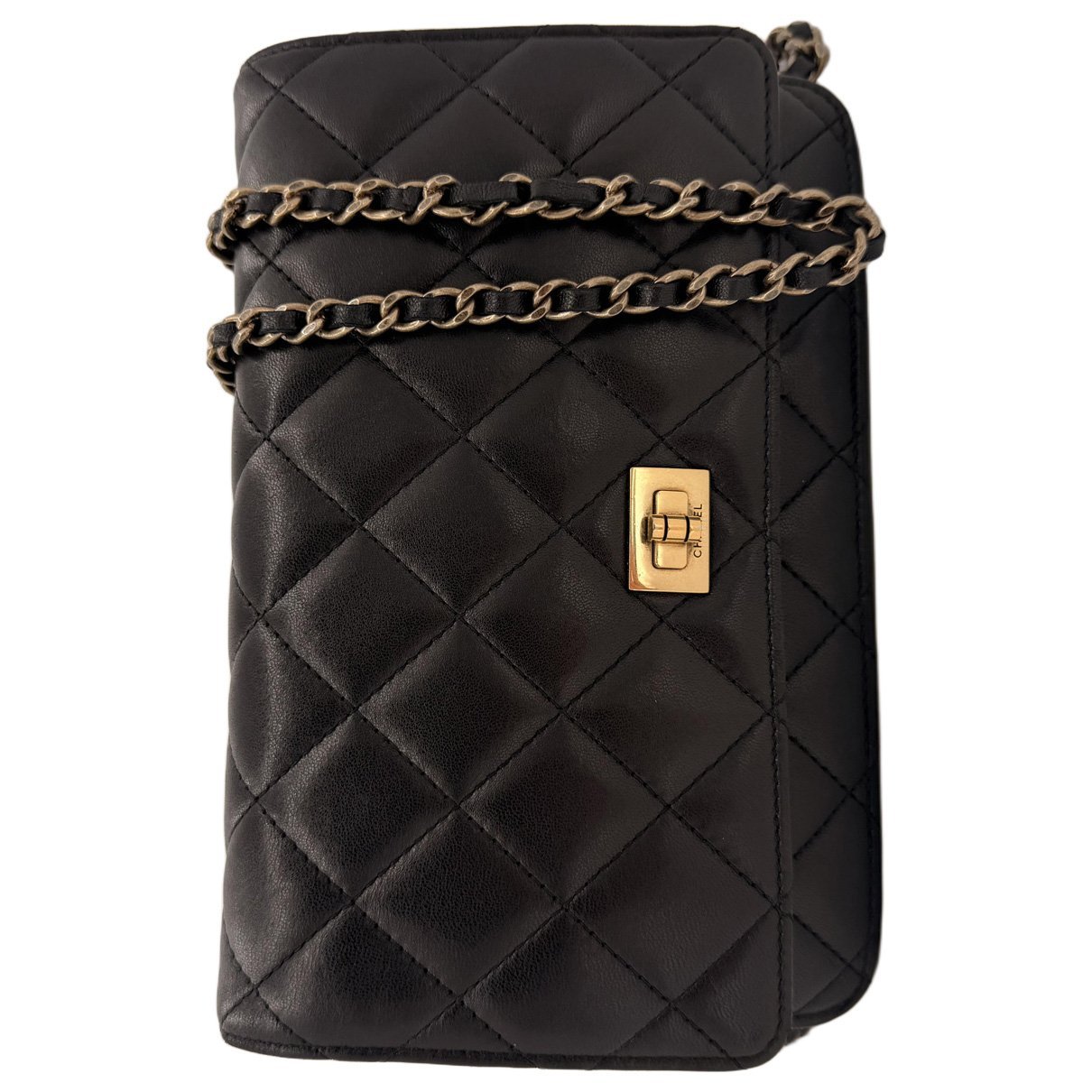 Wallet On Chain 2.55 leather crossbody bag