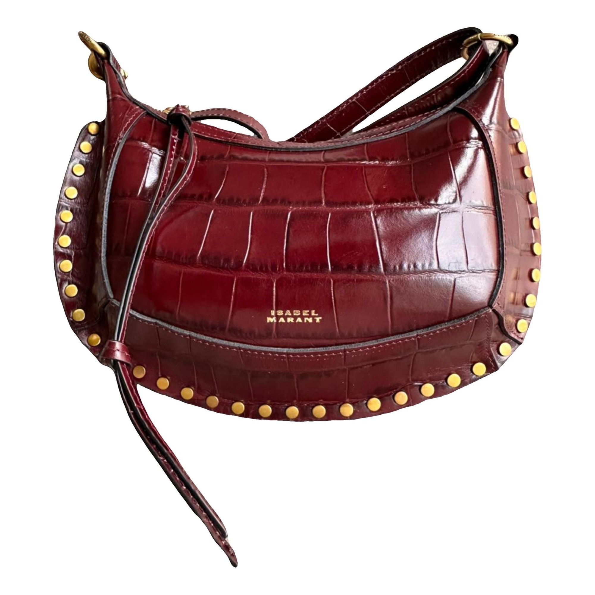 Isabel Marant Oskan Moon leather crossbody bag
