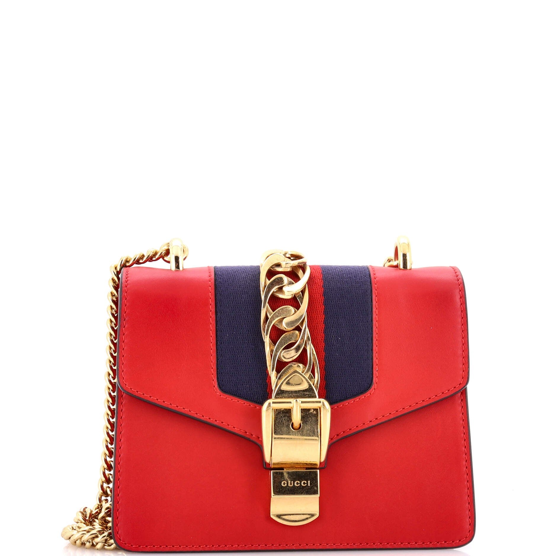 Sylvie Chain Shoulder Bag Leather Mini