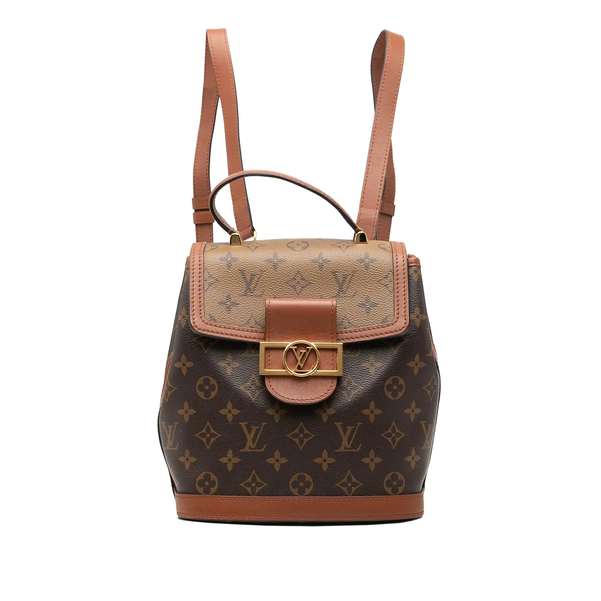 Dauphine leather backpack