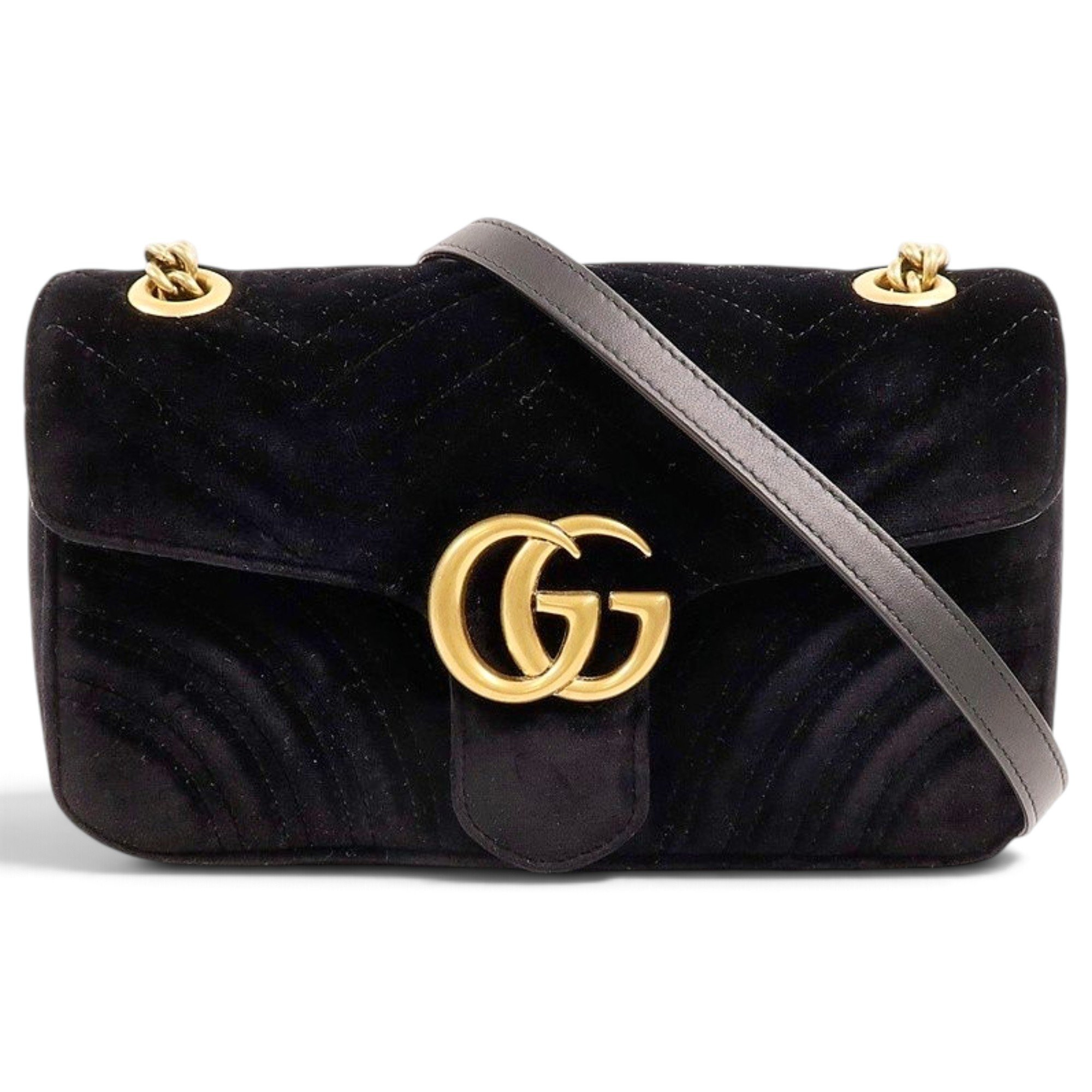 GG Marmont velvet handbag