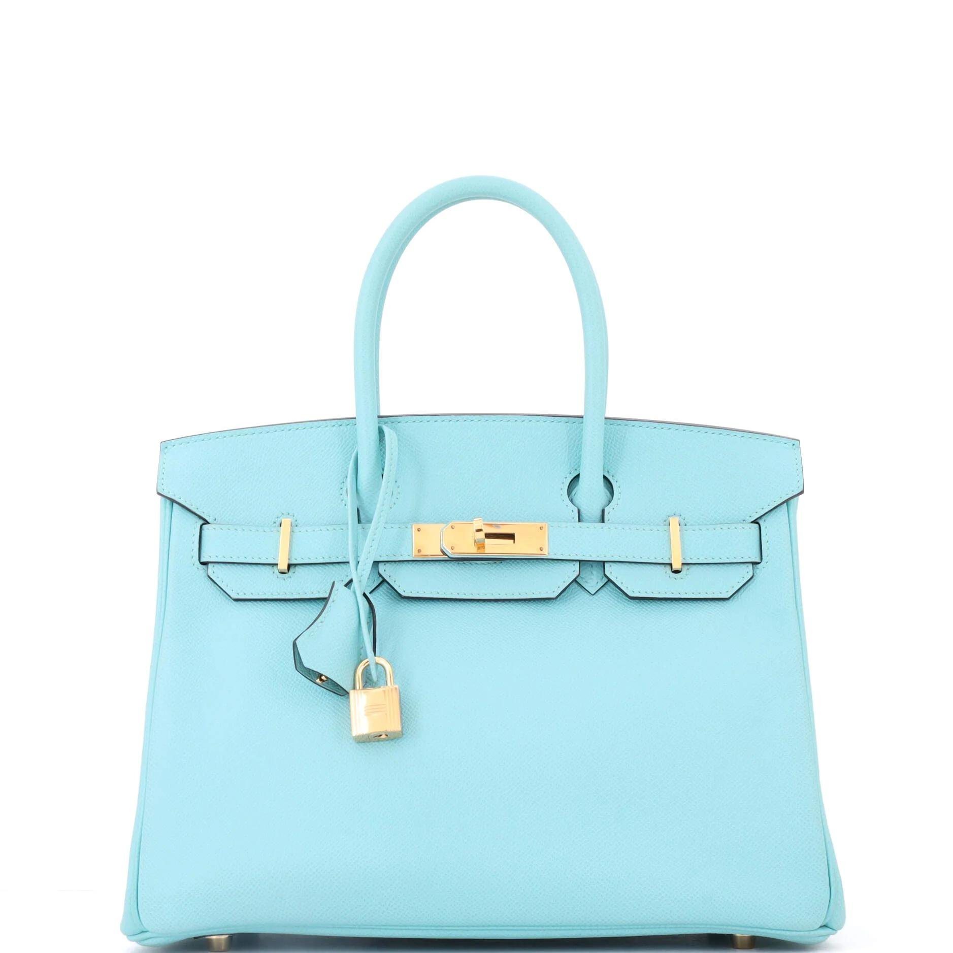 Birkin 30 leather handbag