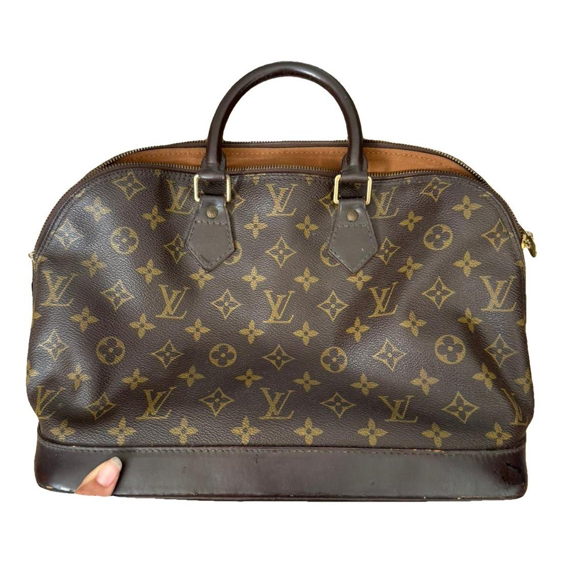 Alma leather handbag
