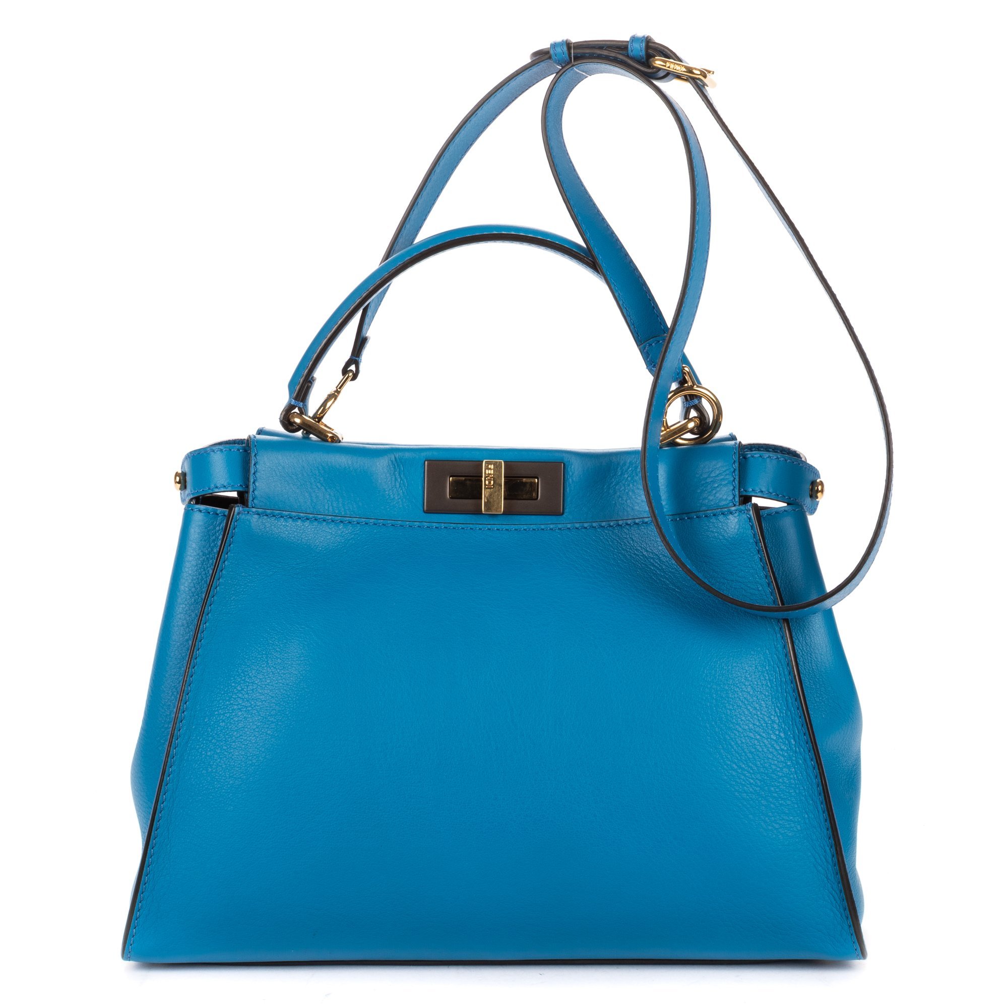 Peekaboo leather handbag