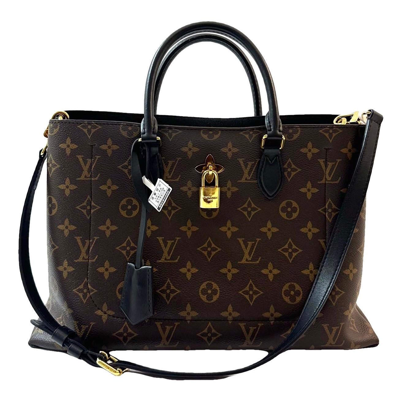 Flower Tote leather handbag