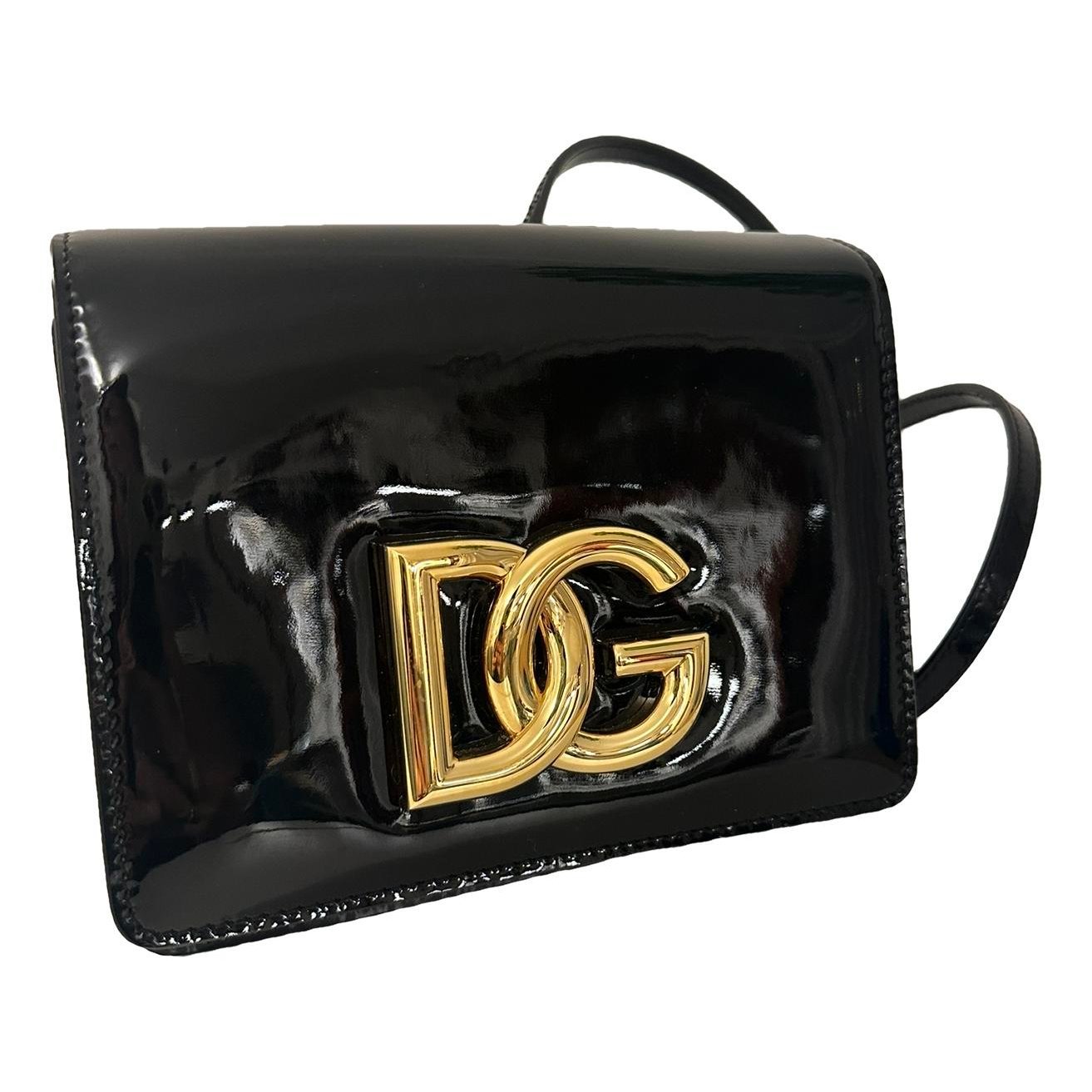 Patent leather handbag