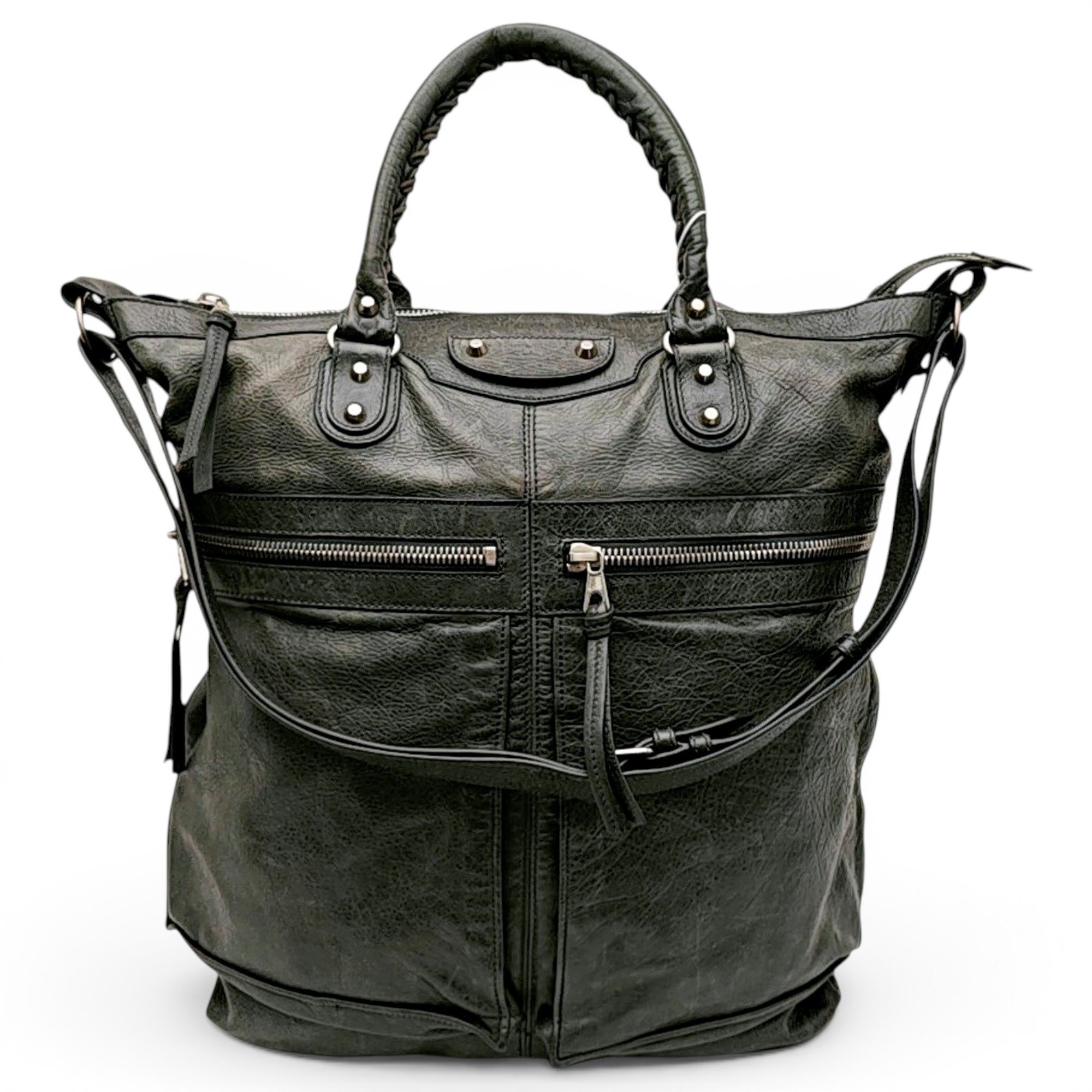 Leather handbag