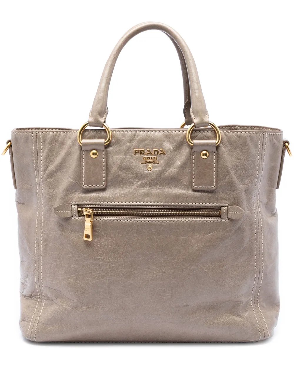 2013-2026 Vitello Shine Front Pocket Convertible Tote satchel