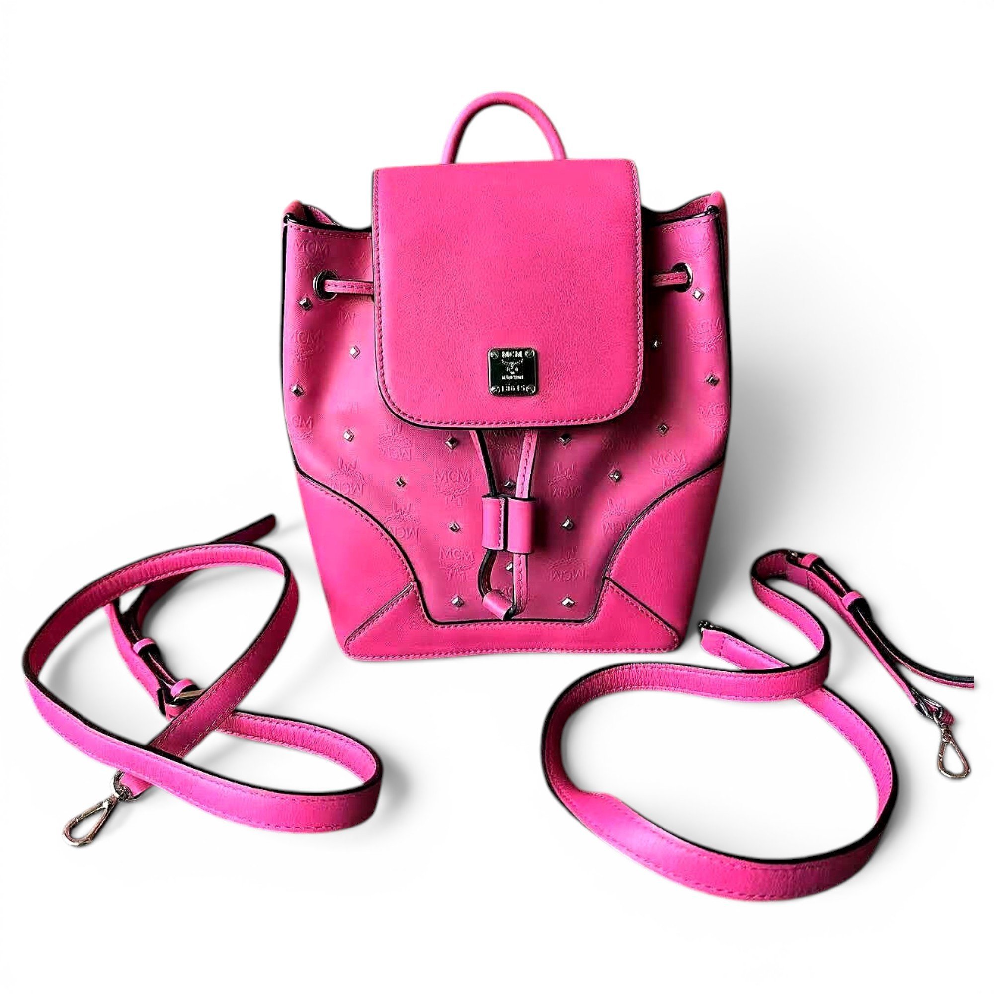 Leather backpack