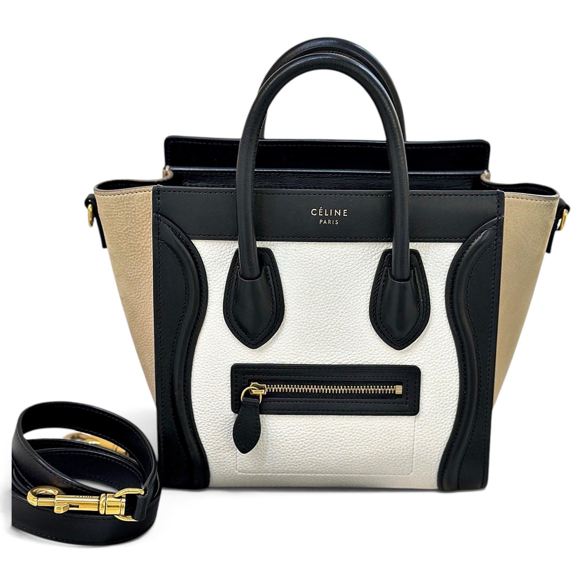 Nano Luggage leather handbag