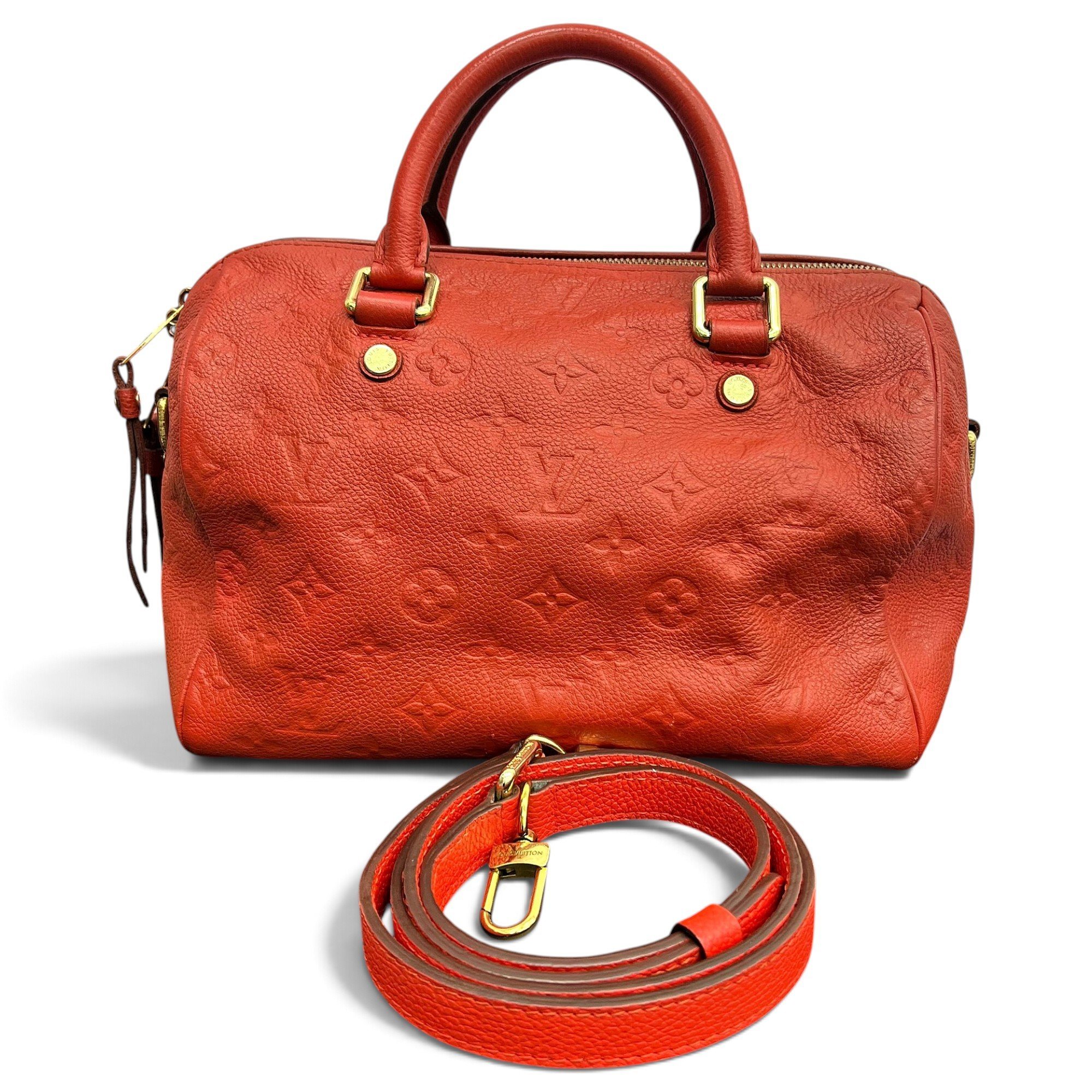 Speedy leather handbag