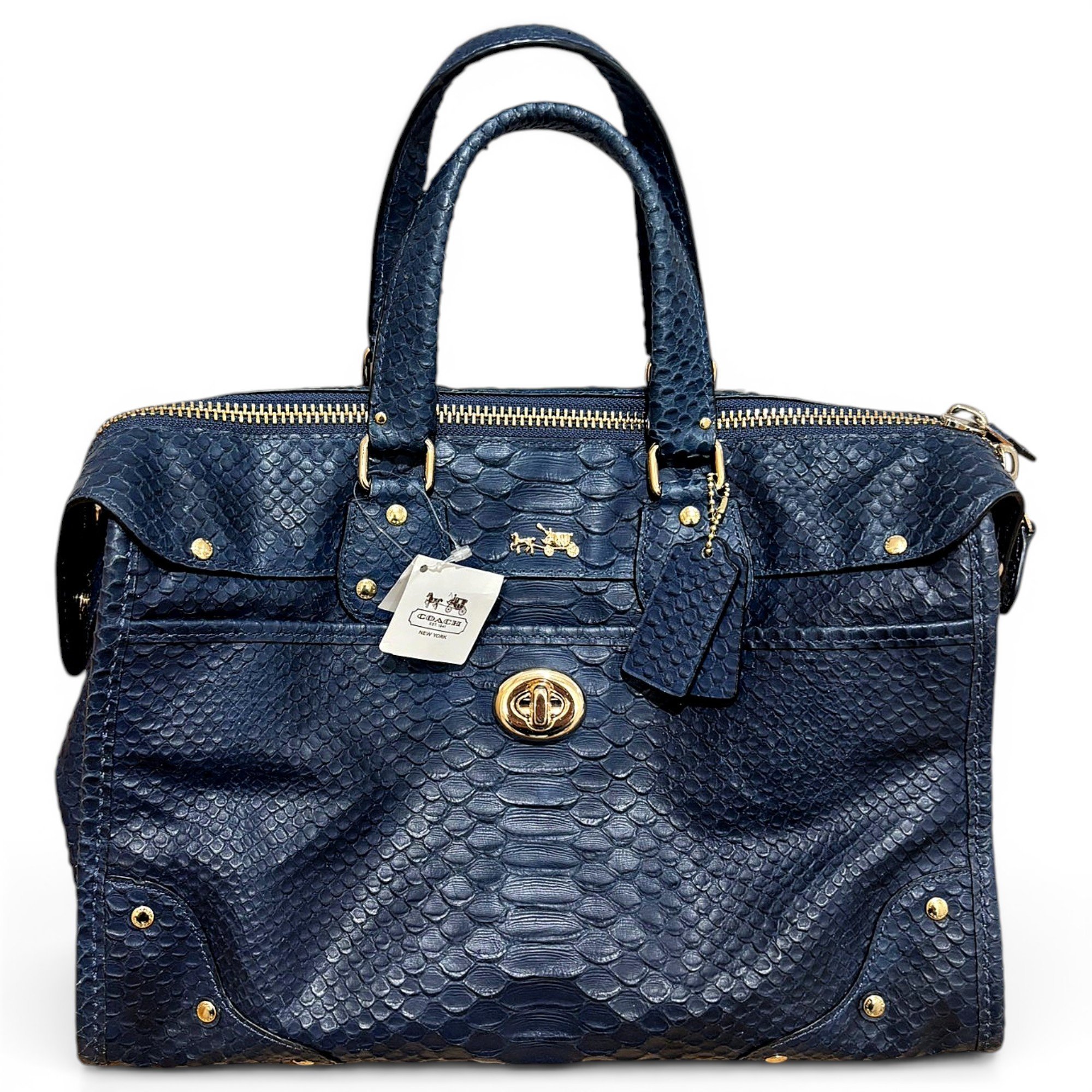 Leather satchel