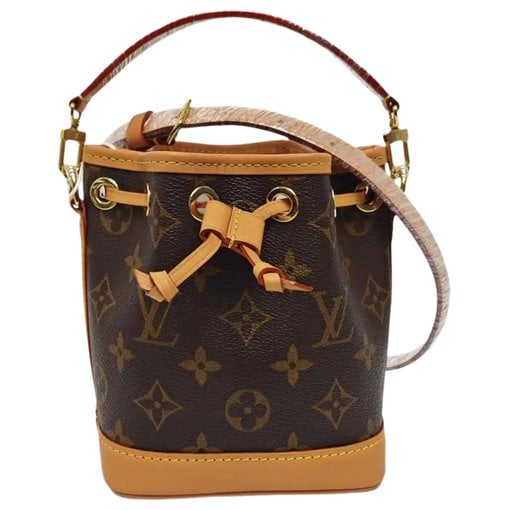 Nano Noé leather handbag