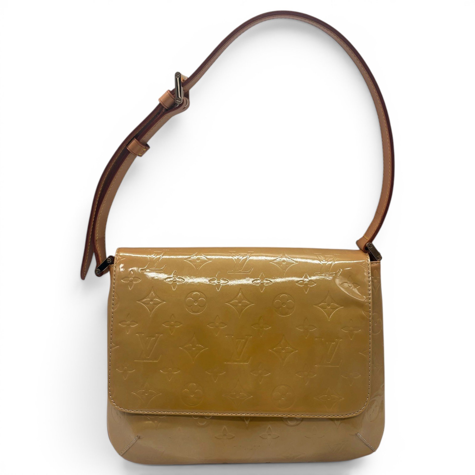 Thompson patent leather handbag