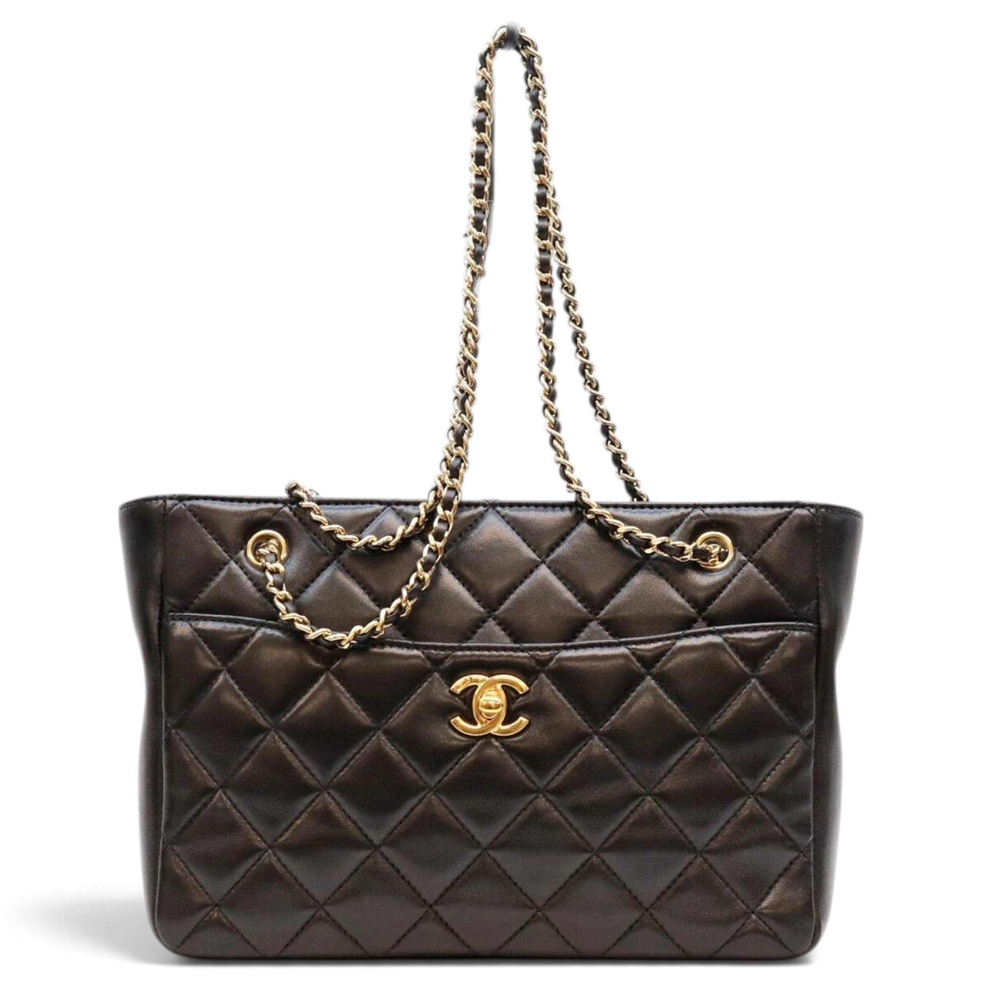 Leather tote