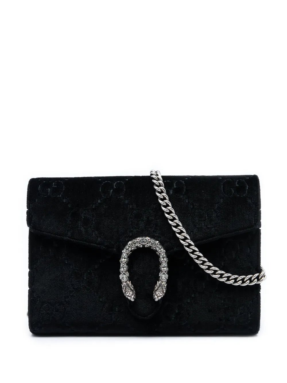 2016-2020 GG Velvet Dionysus Wallet on Chain crossbody bag