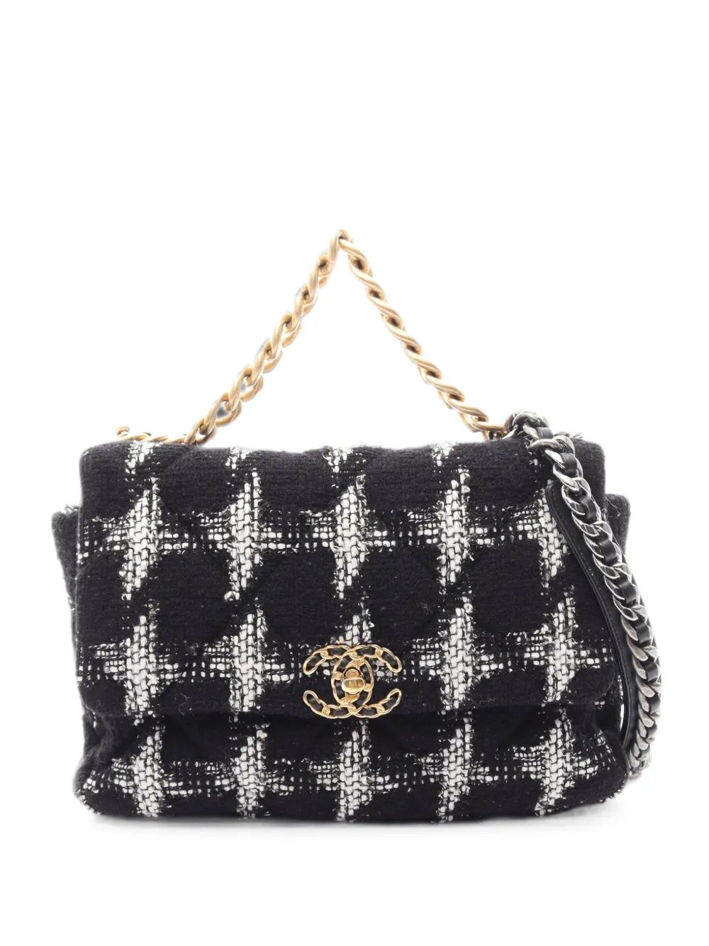 2020-2021 19 Dixneuf matelassé leather shoulder bag