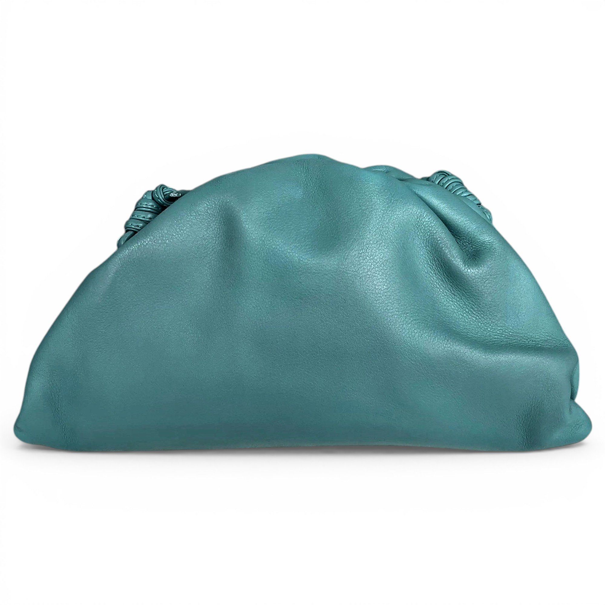 Pouch leather handbag