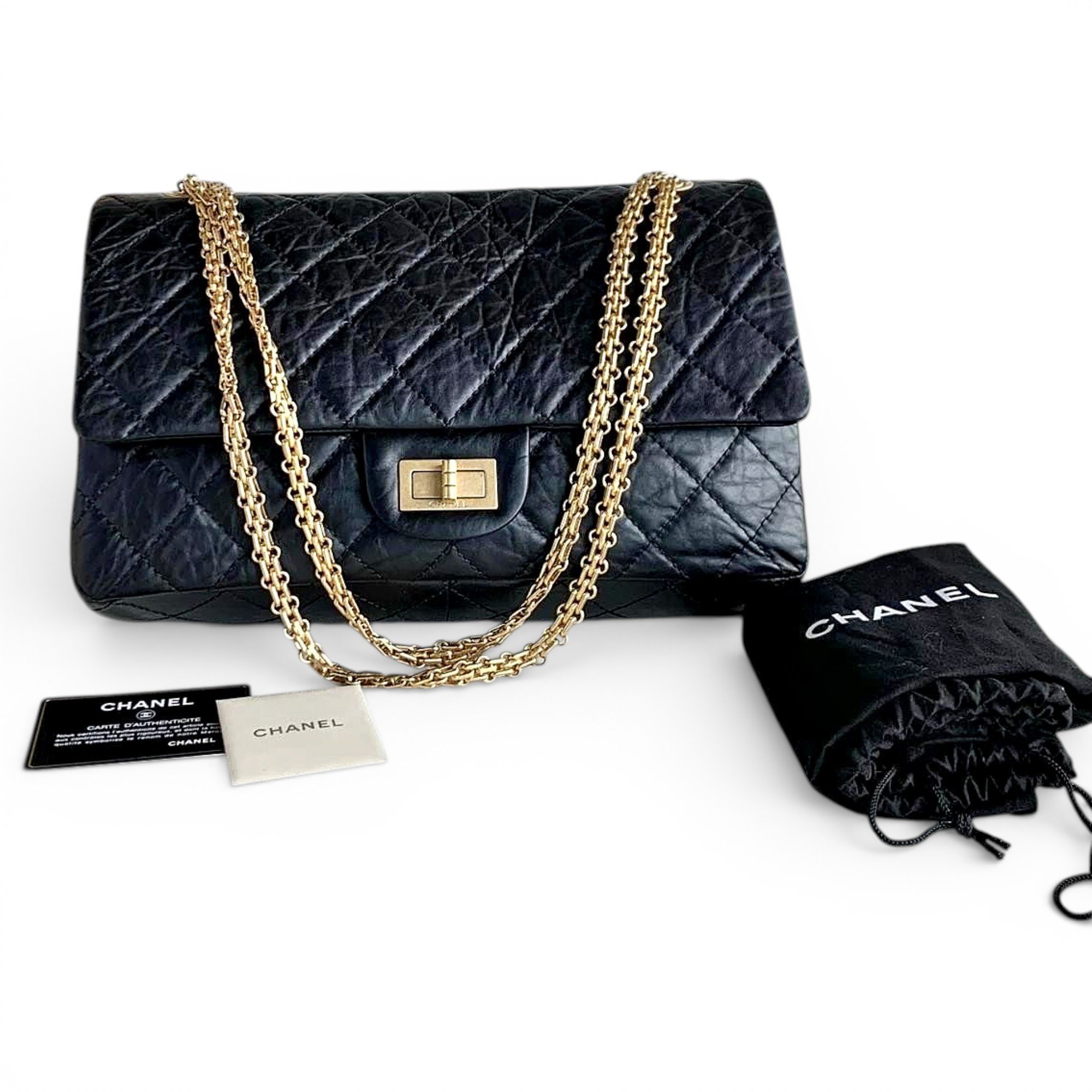 2.55 leather handbag