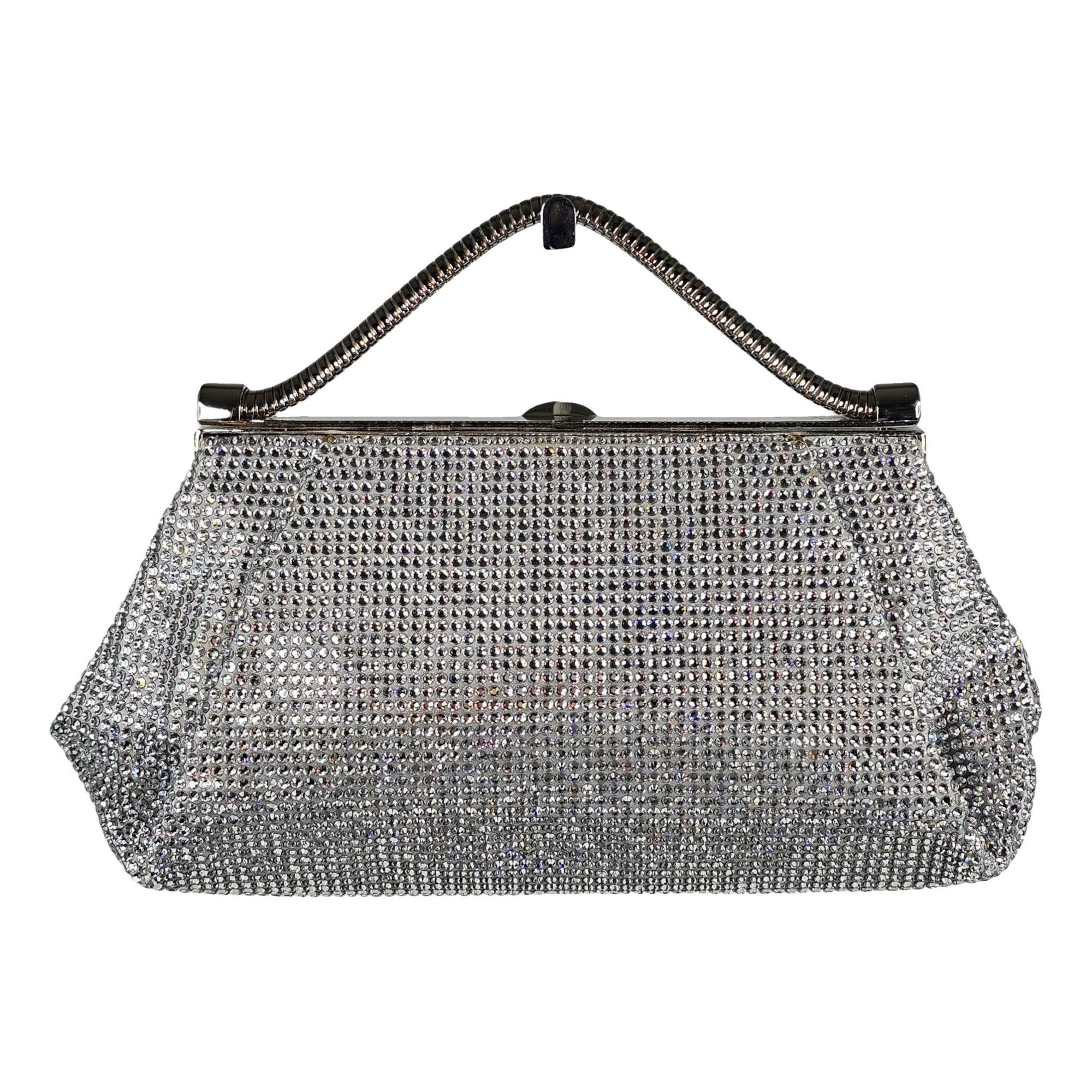 Glitter clutch bag