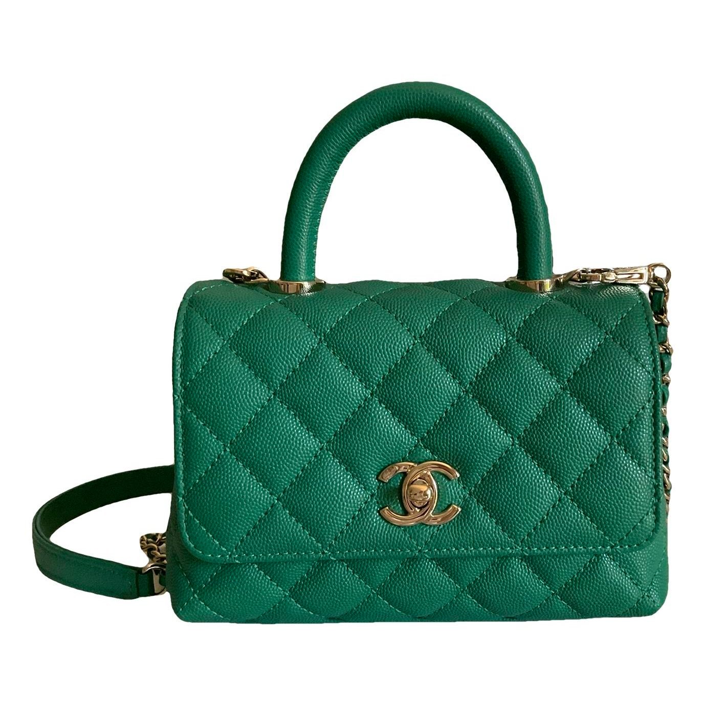 Coco Handle leather handbag