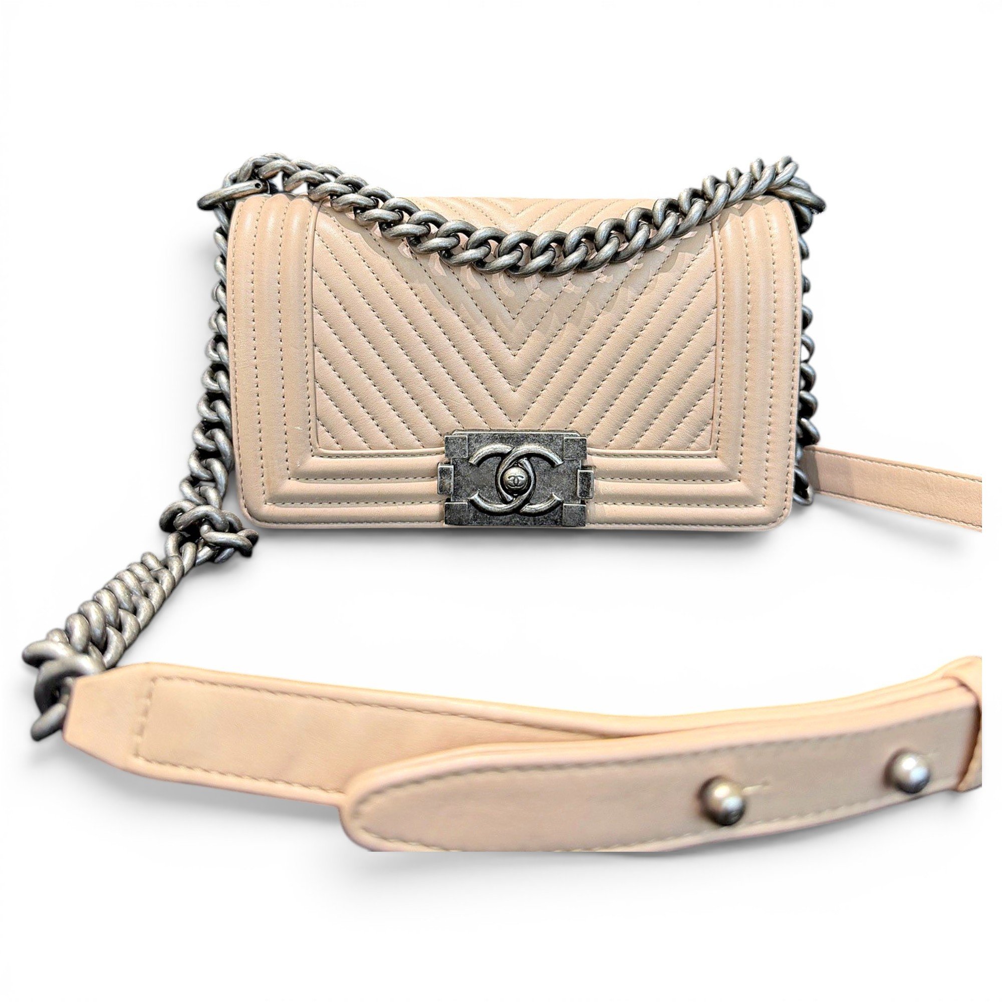 Boy leather crossbody bag
