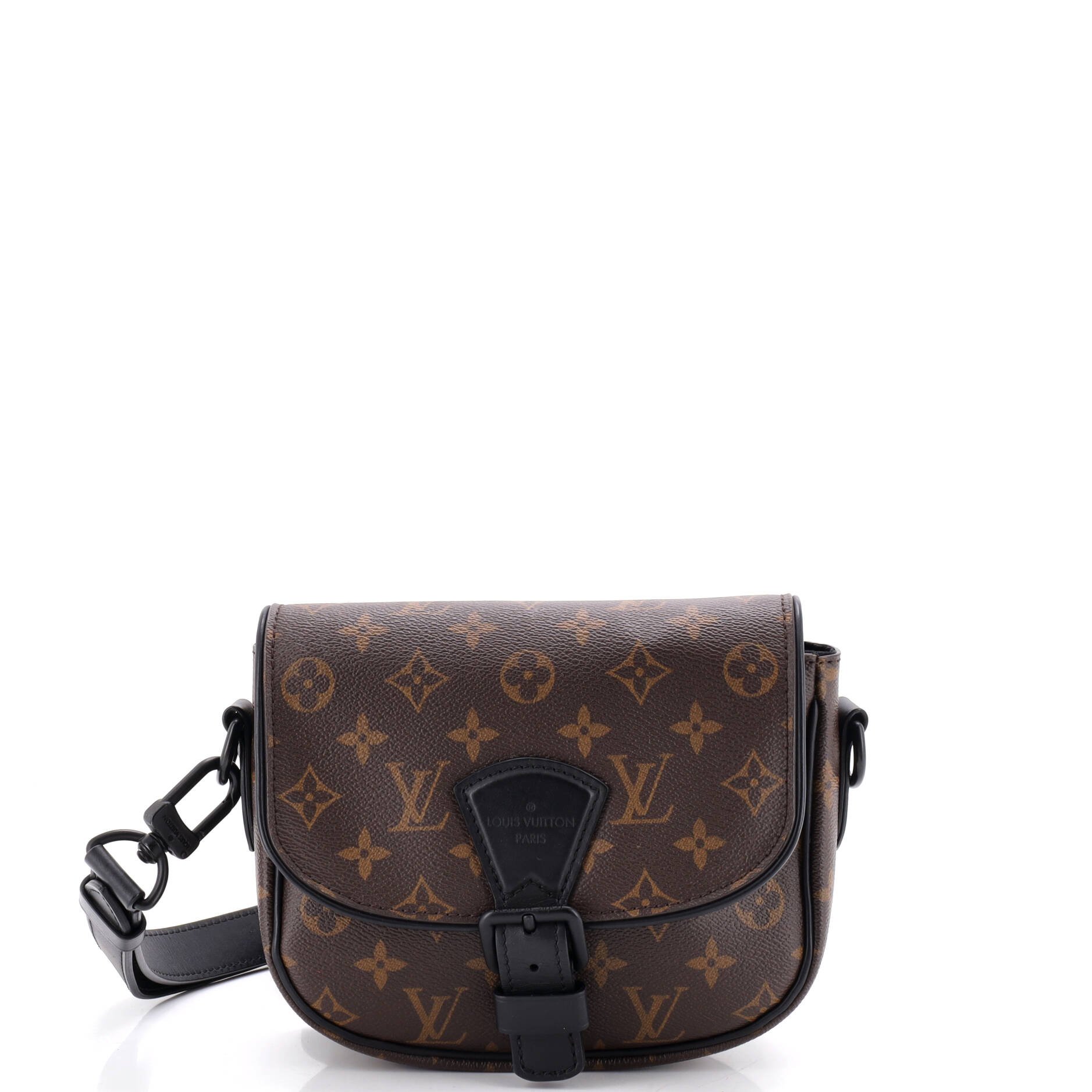 Louis Vuitton Montsouris Messenger Bag Macassar Monogram Canvas PM