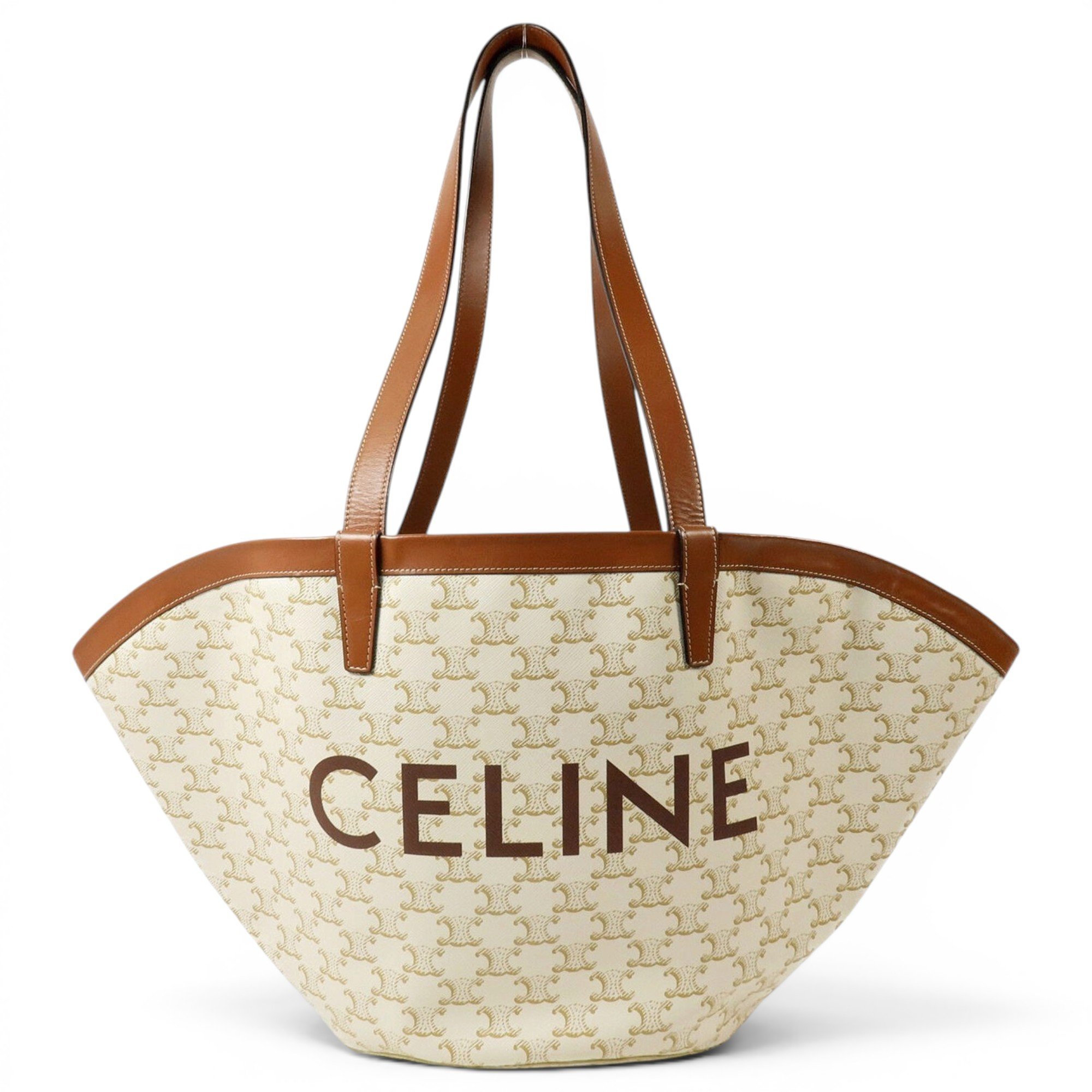 Cabas leather tote