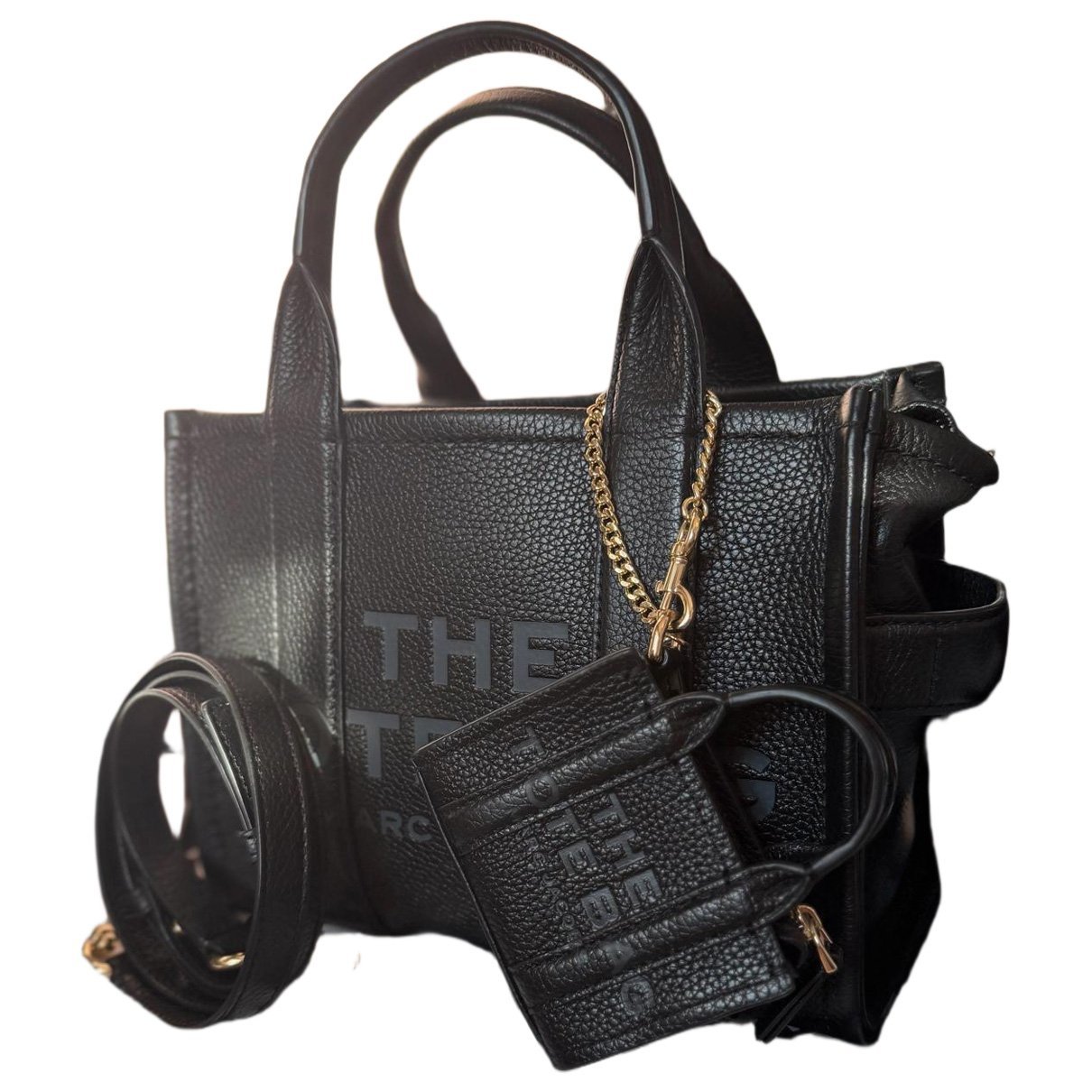 The Tag Tote leather tote