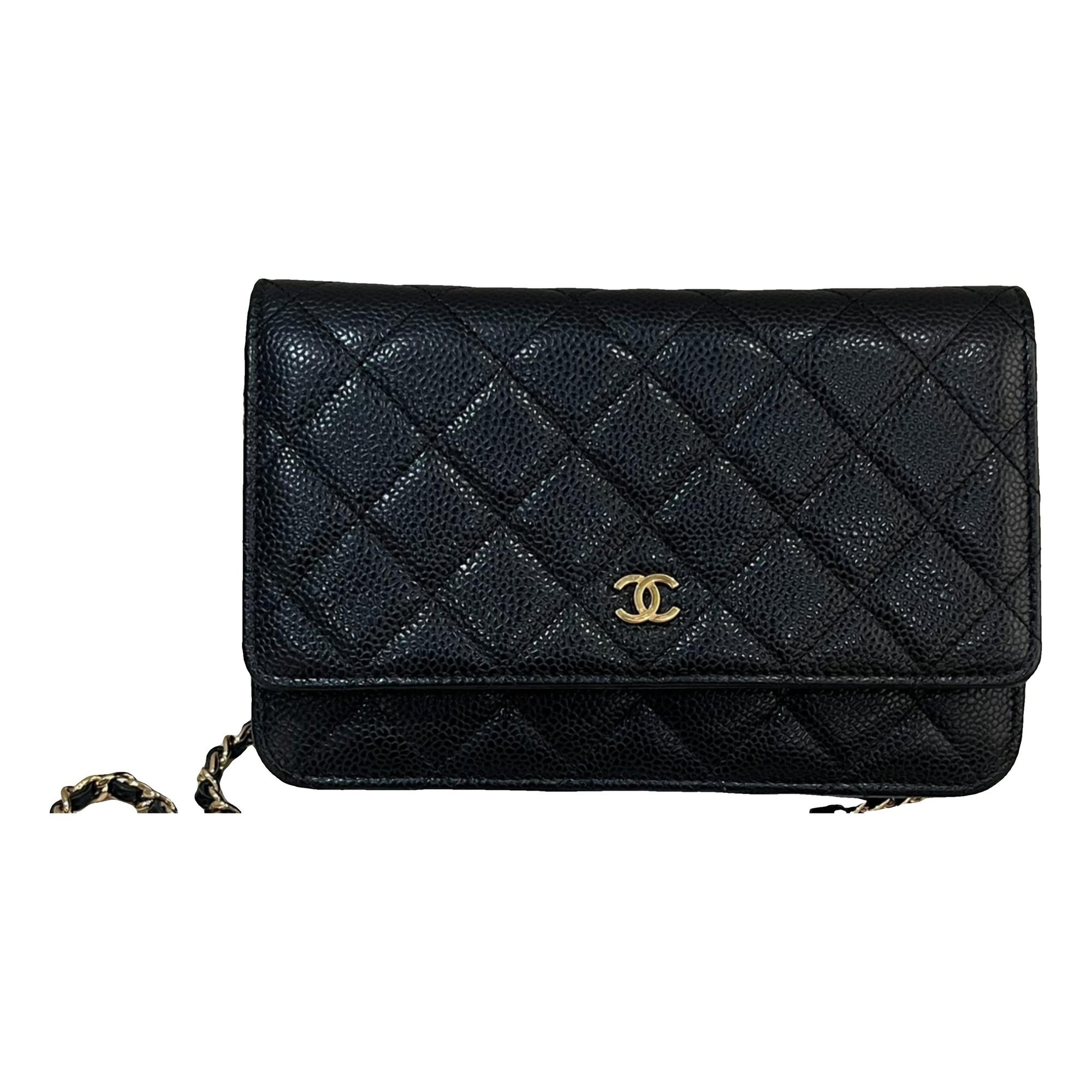Wallet On Chain Timeless/Classique leather crossbody bag