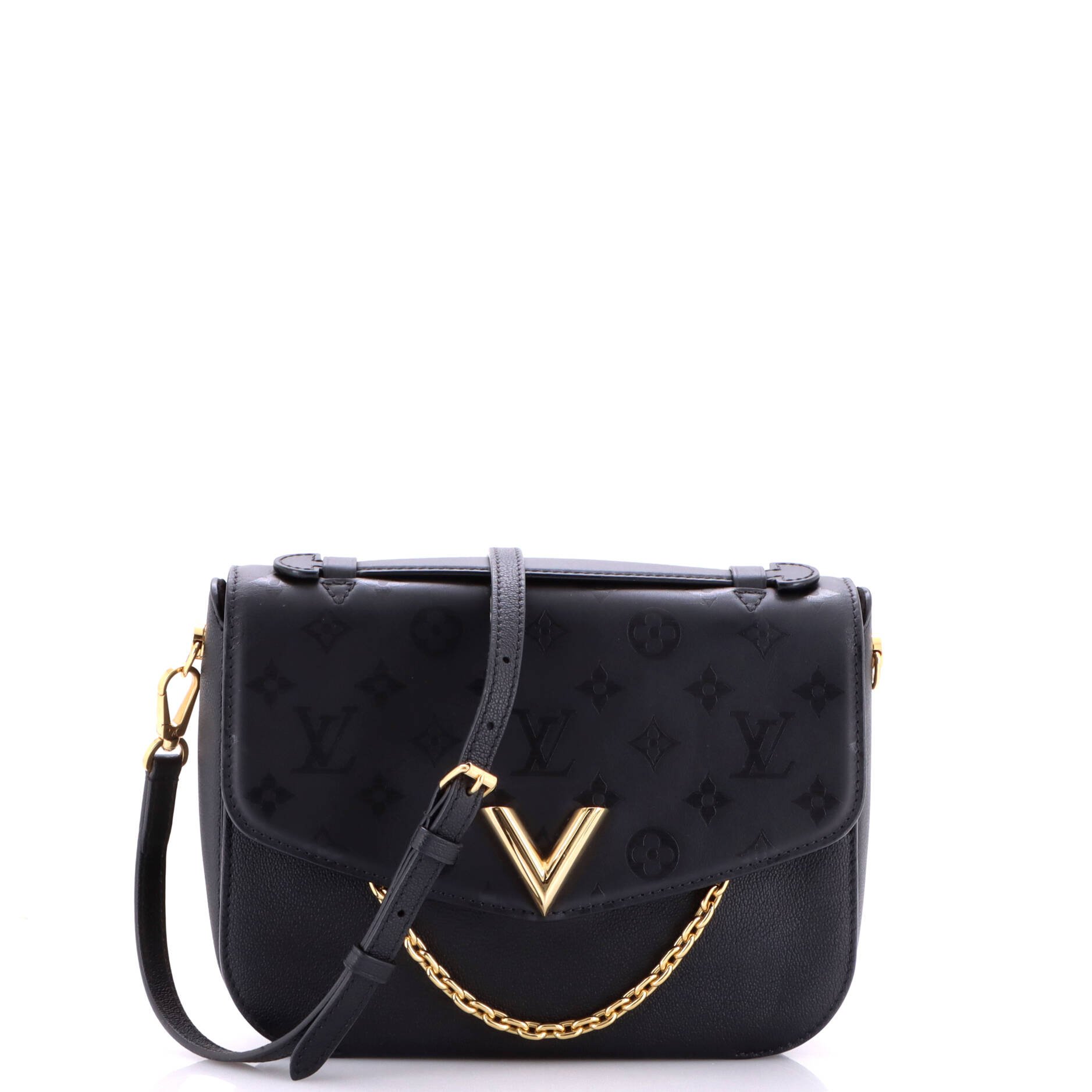 Very Messenger Monogram Leather