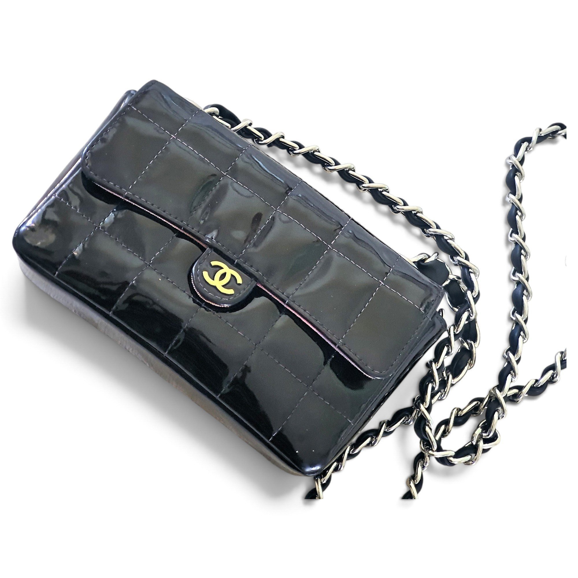 East West Chocolate Bar leather handbag