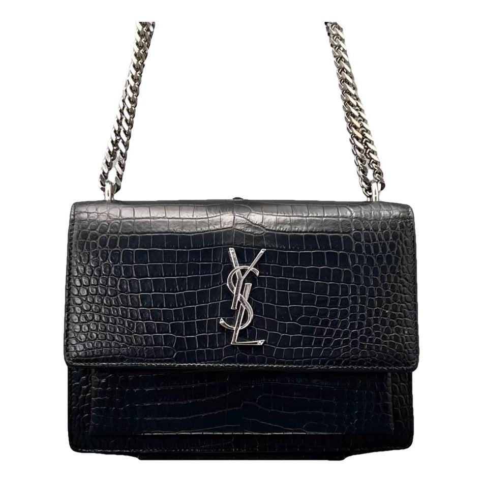 Sunset leather crossbody bag