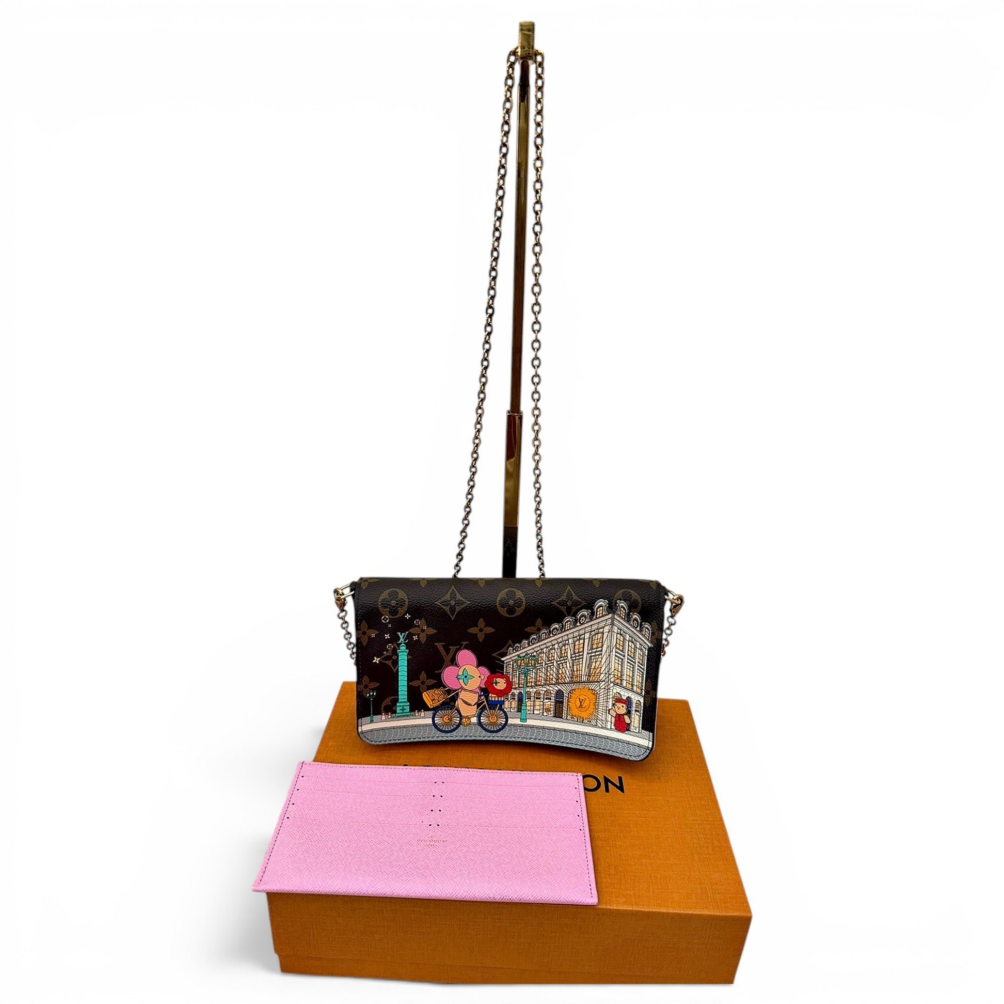 Félicie leather crossbody bag
