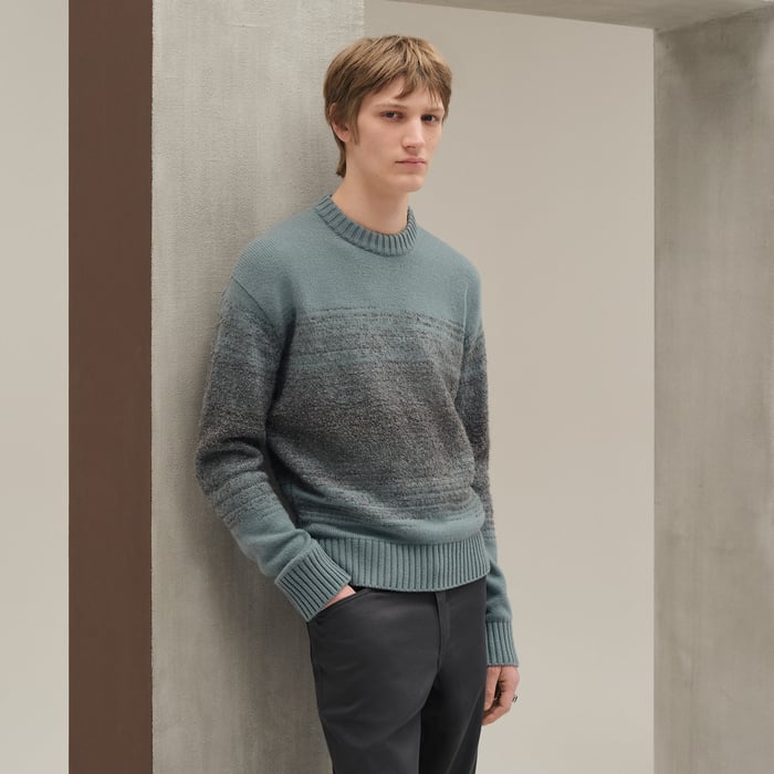 Eucalyptus "Bouclette Ombree" Crewneck Sweater