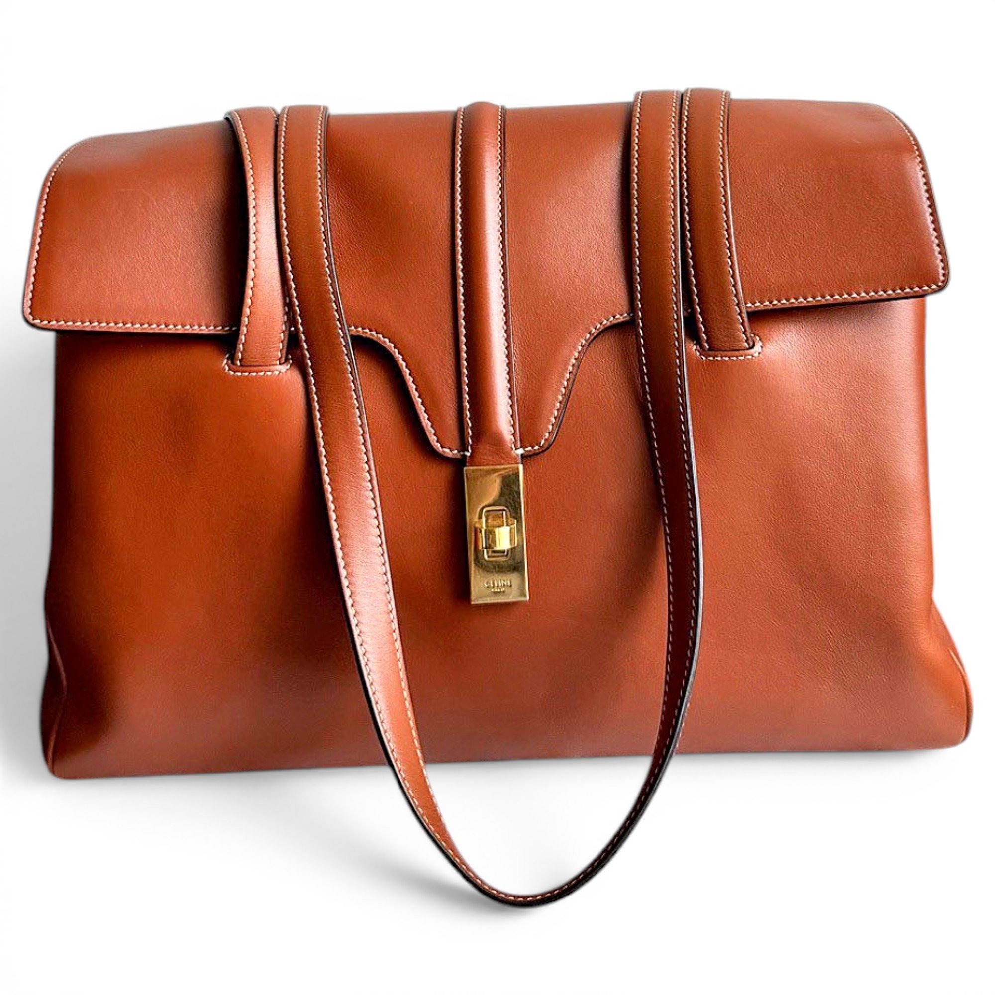 Sac 16 leather handbag