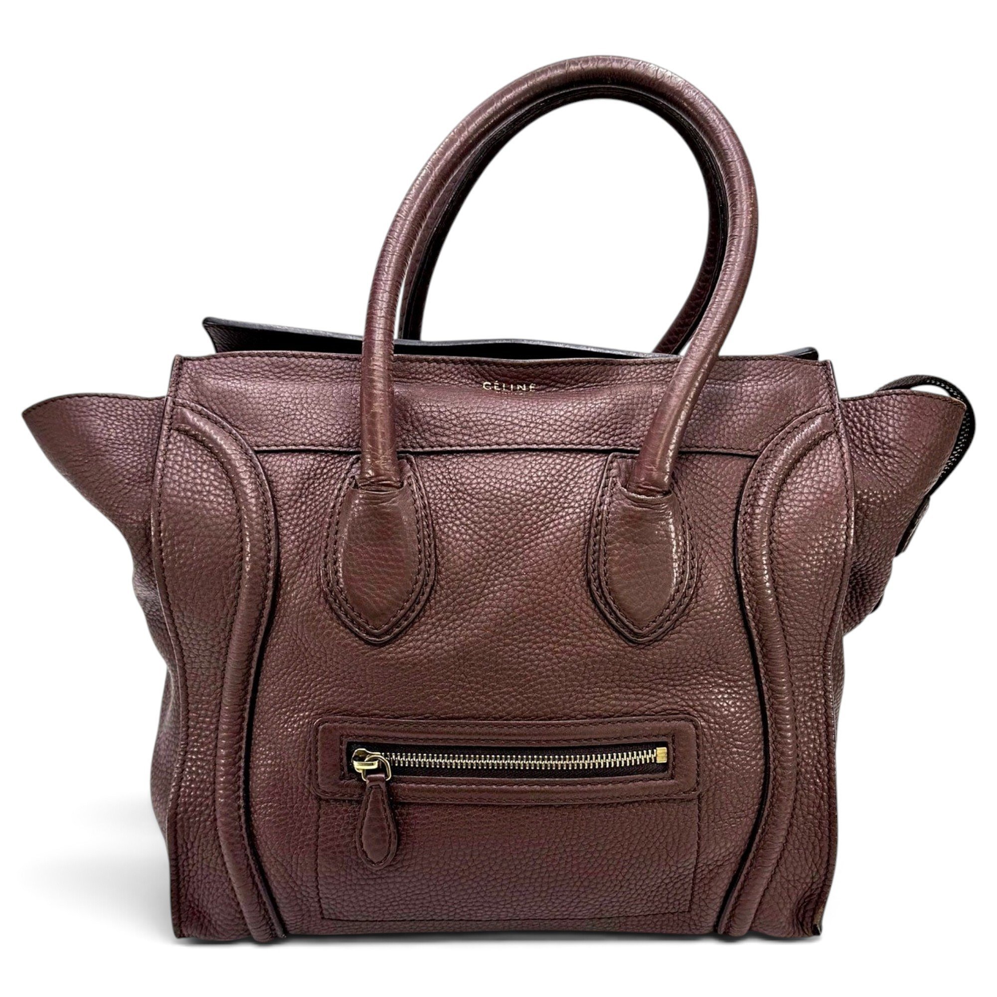 Luggage leather handbag