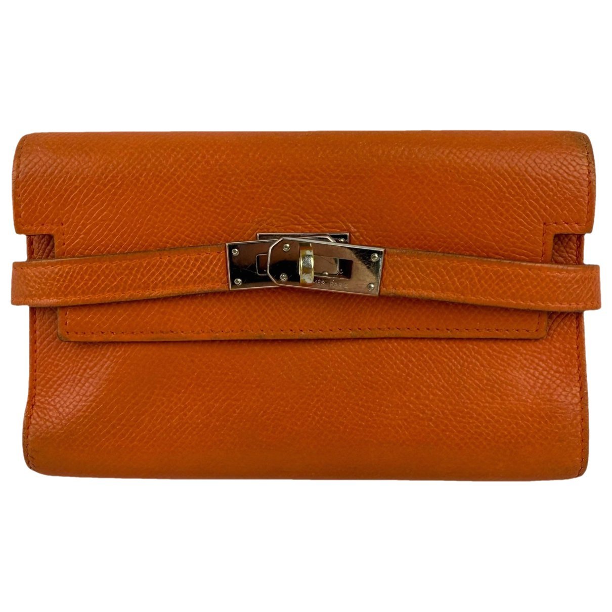 Kelly Flat leather handbag