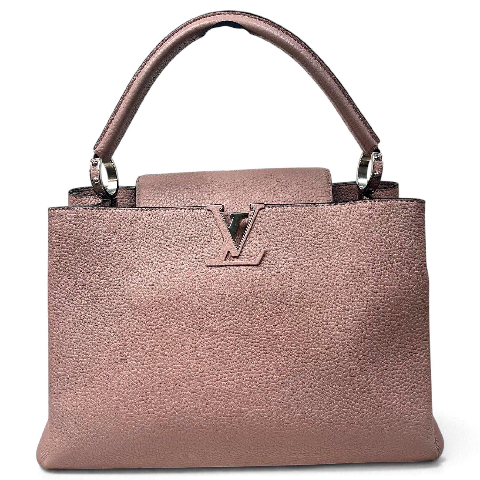Capucines leather handbag