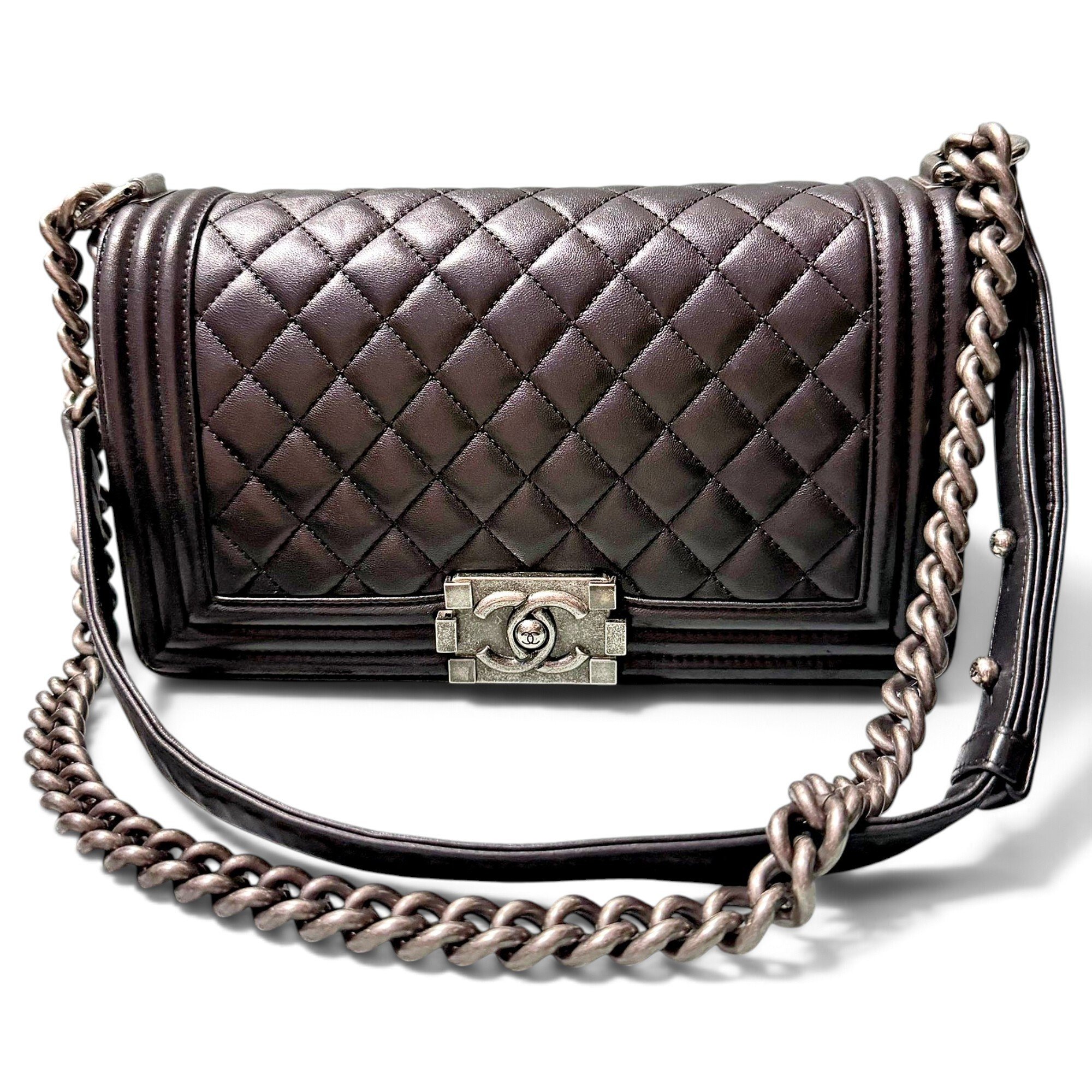 Boy leather crossbody bag