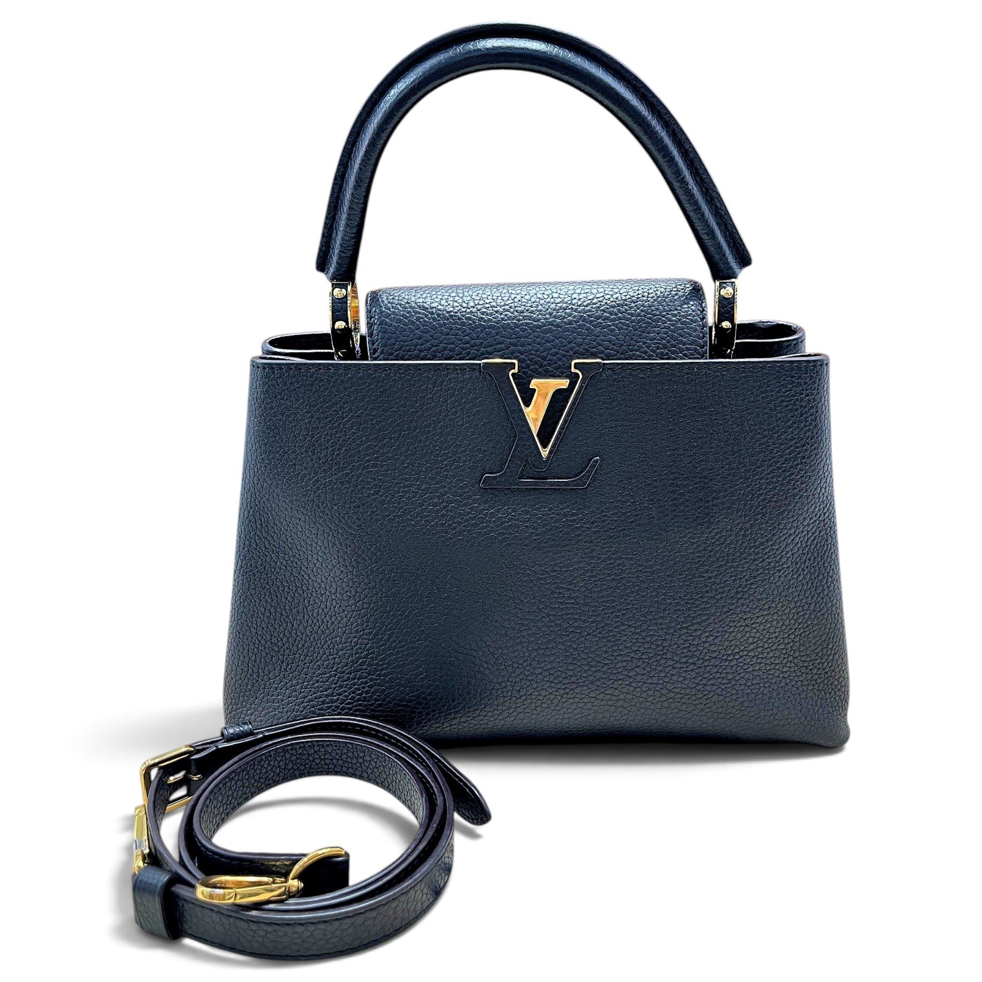 Capucines leather handbag