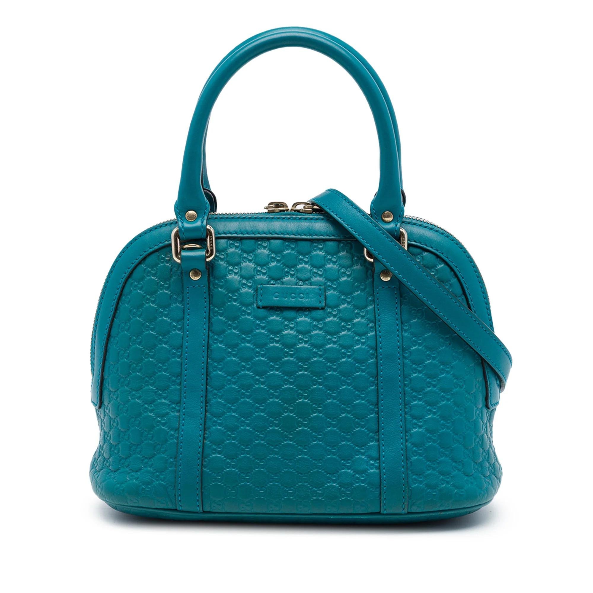 Dôme leather satchel