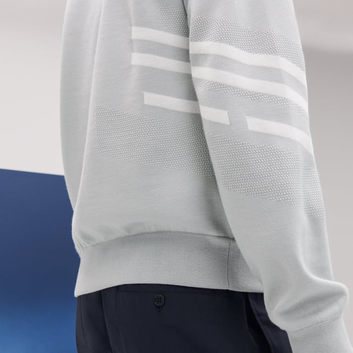 Brume "H Golf" Reversible Crewneck Sweater