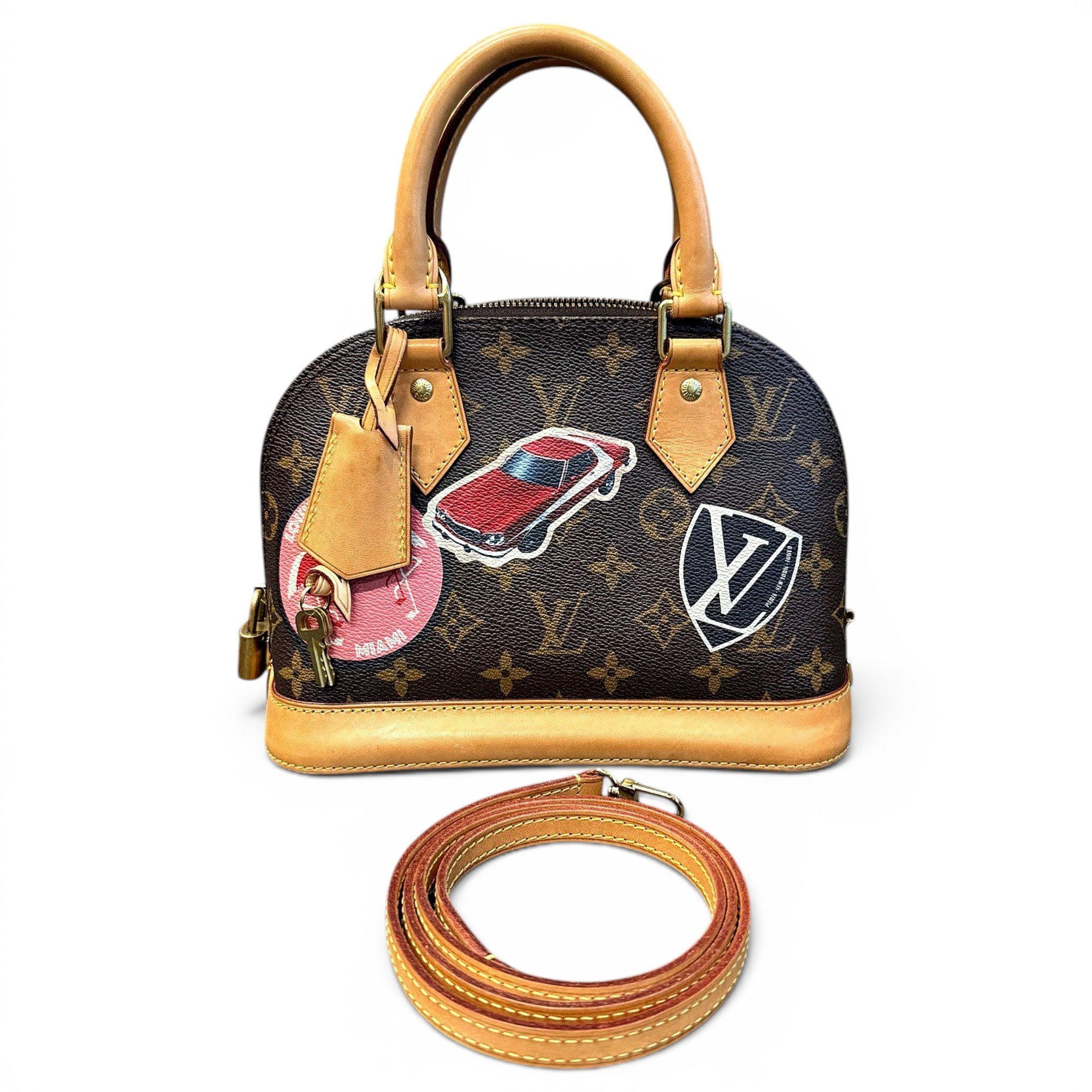 Alma BB leather handbag