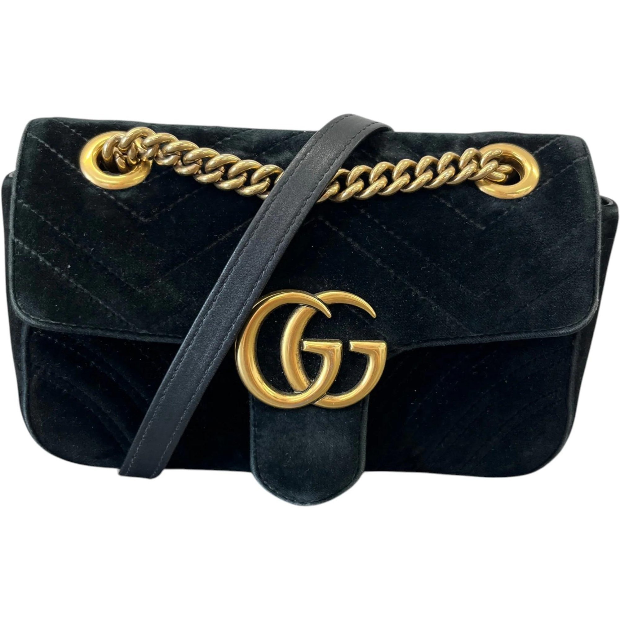 Velvet handbag